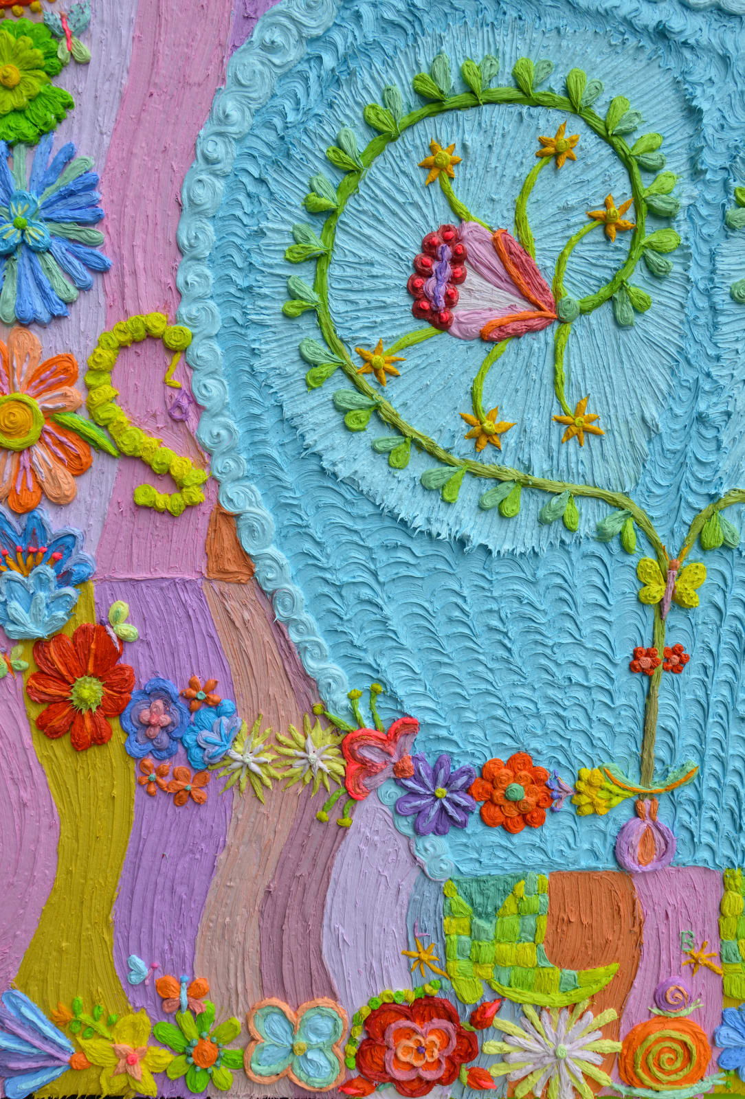 Laura López Balza, Espejo floral estival, 2025