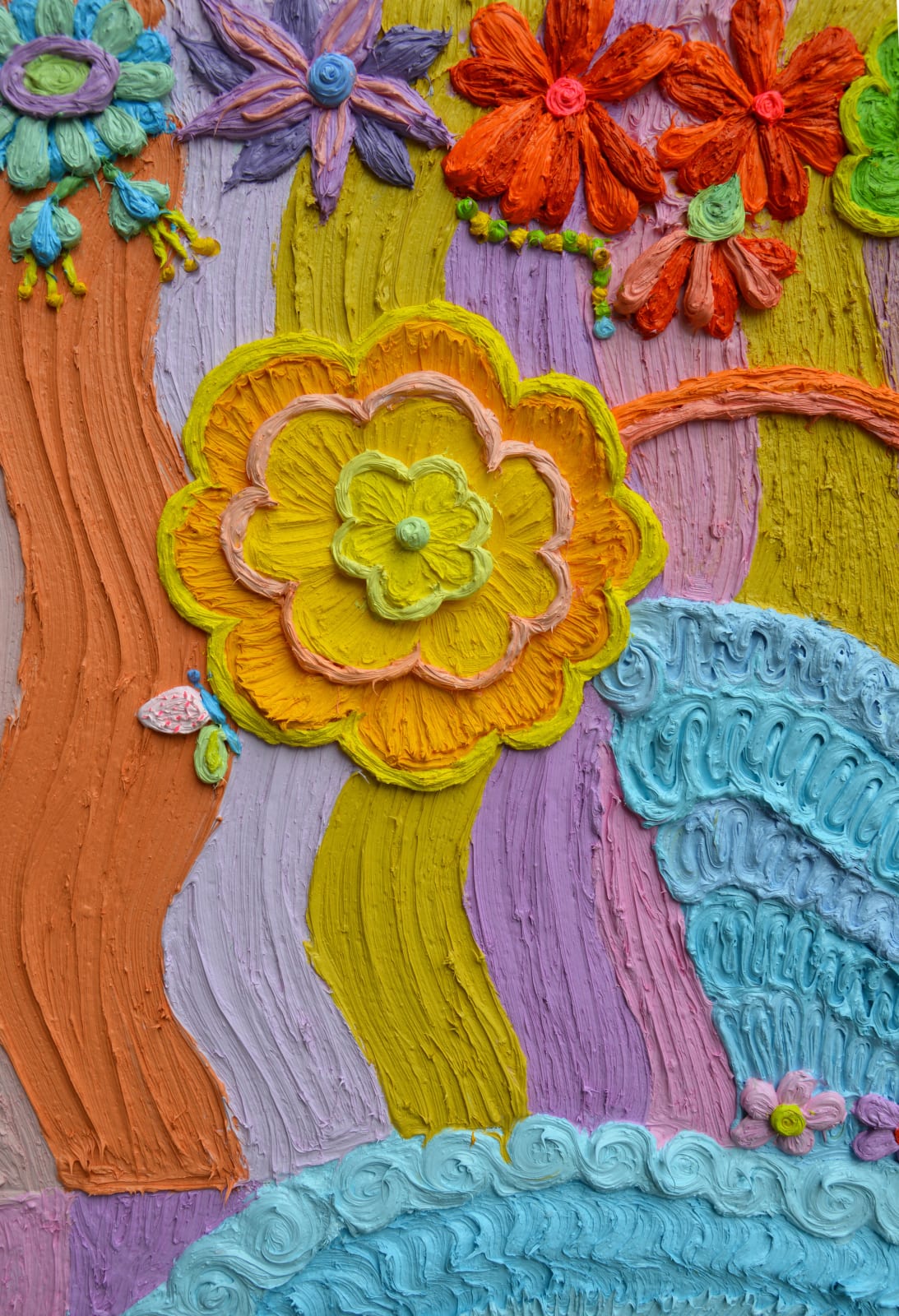 Laura López Balza, Espejo floral estival, 2025