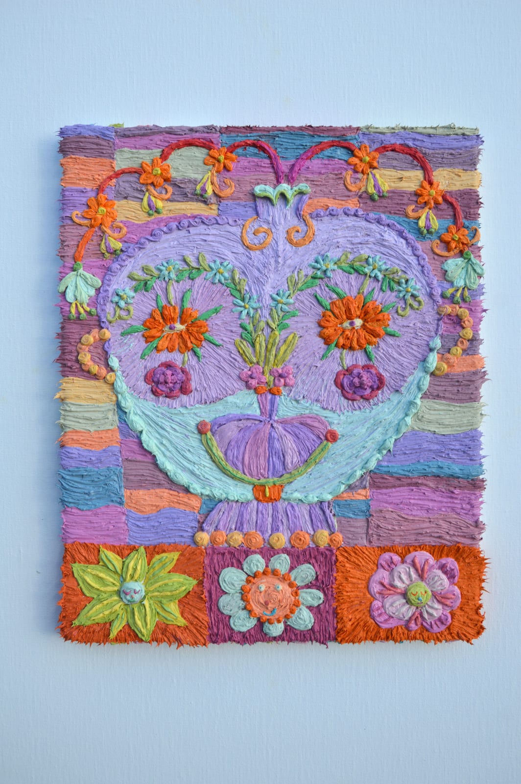 Laura López Balza, Espejo floral de marzo, 2025