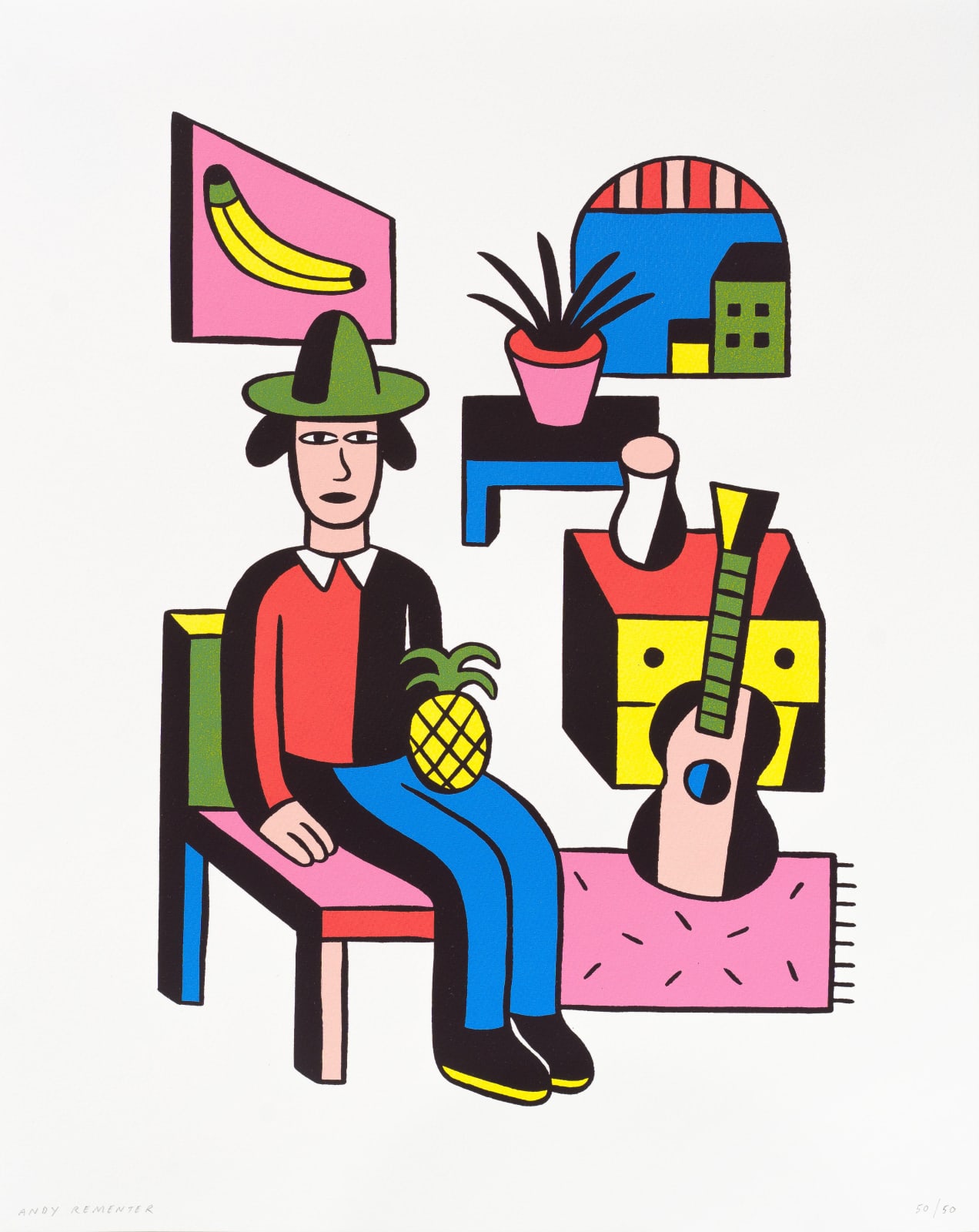 Andy Rementer, Quiet Hour, 2025