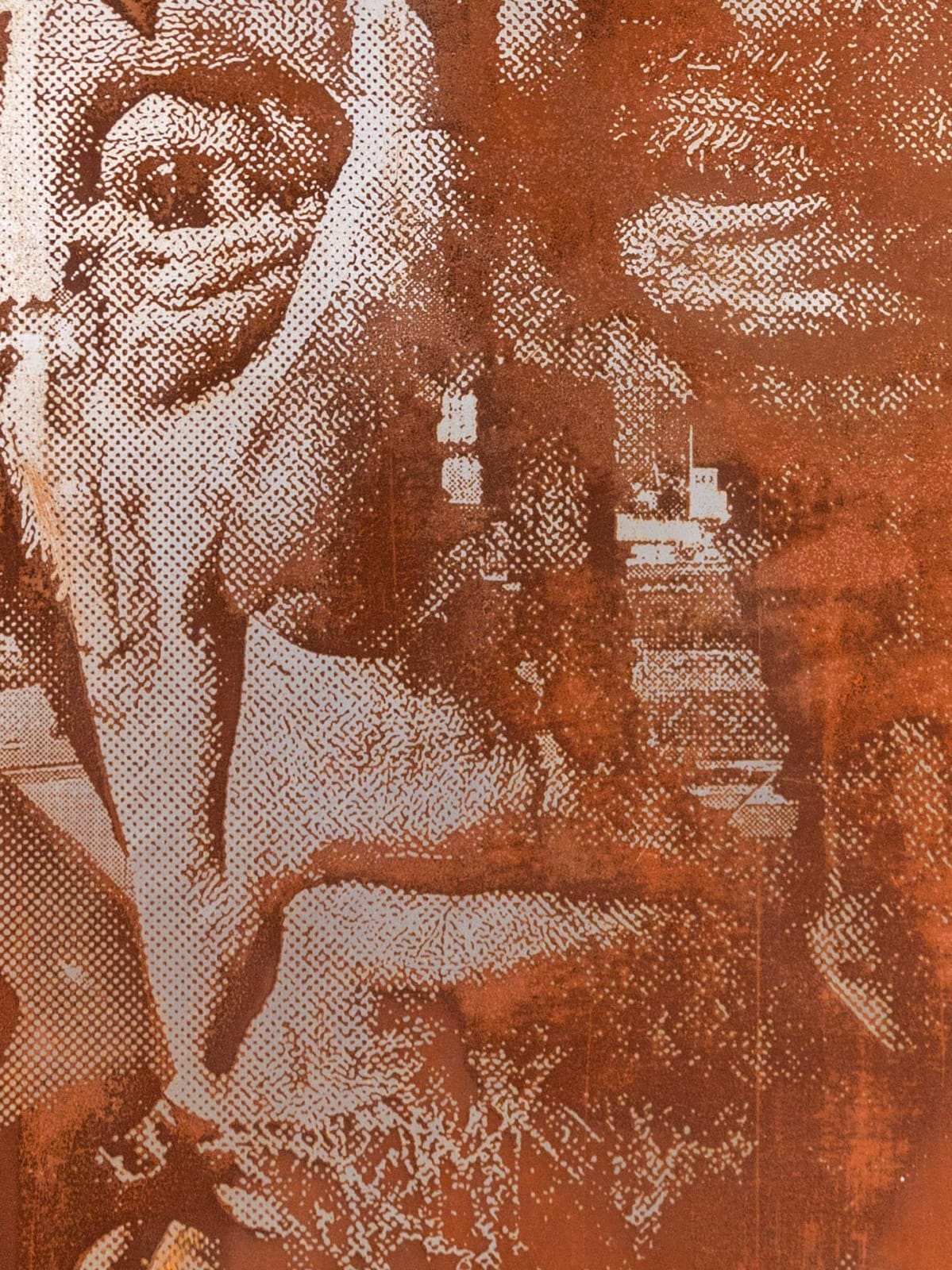 Vhils, Dwindle Series #02, 2019