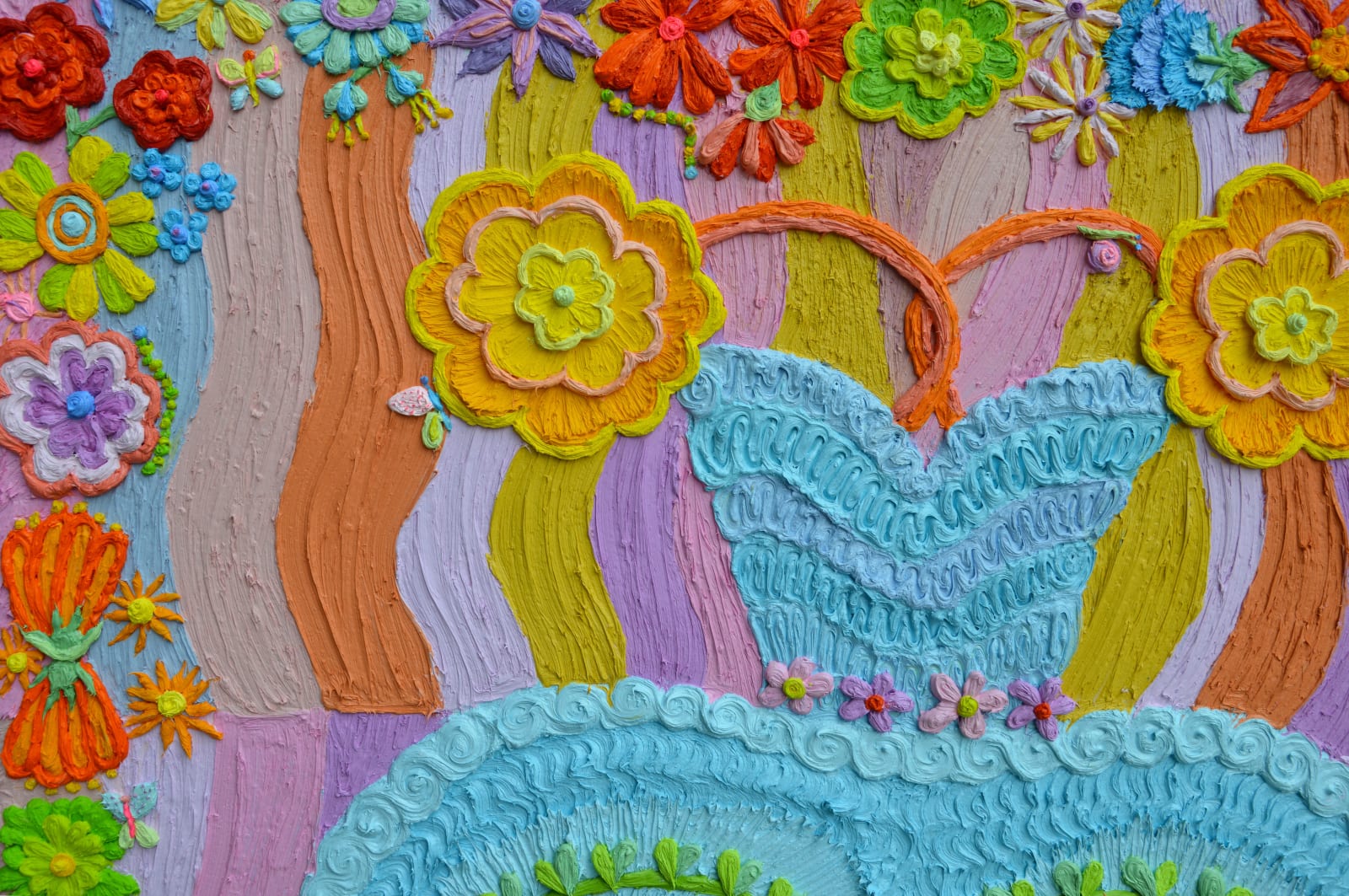 Laura López Balza, Espejo floral estival, 2025