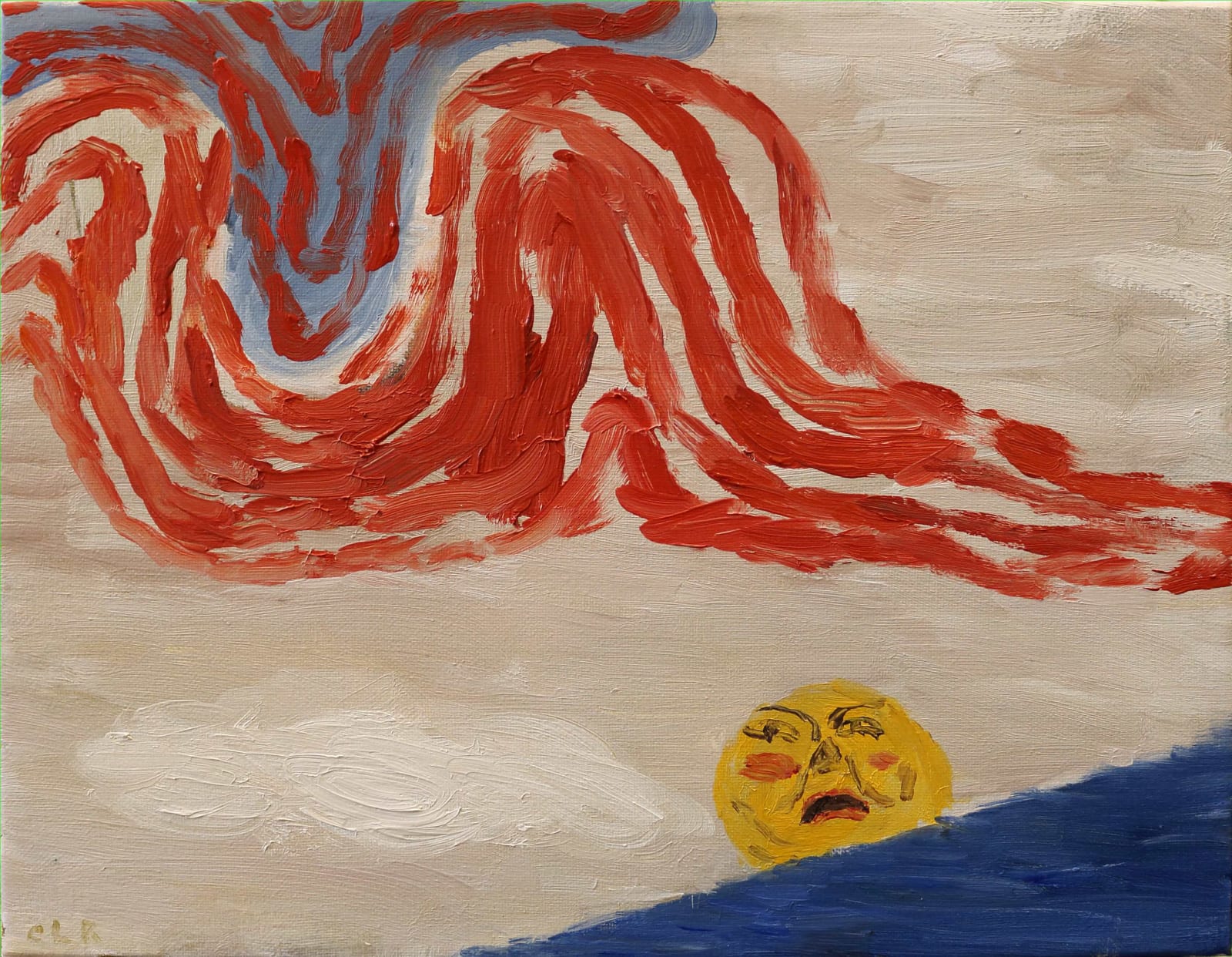 Cristina Lama, Cabeza asomando, 2018