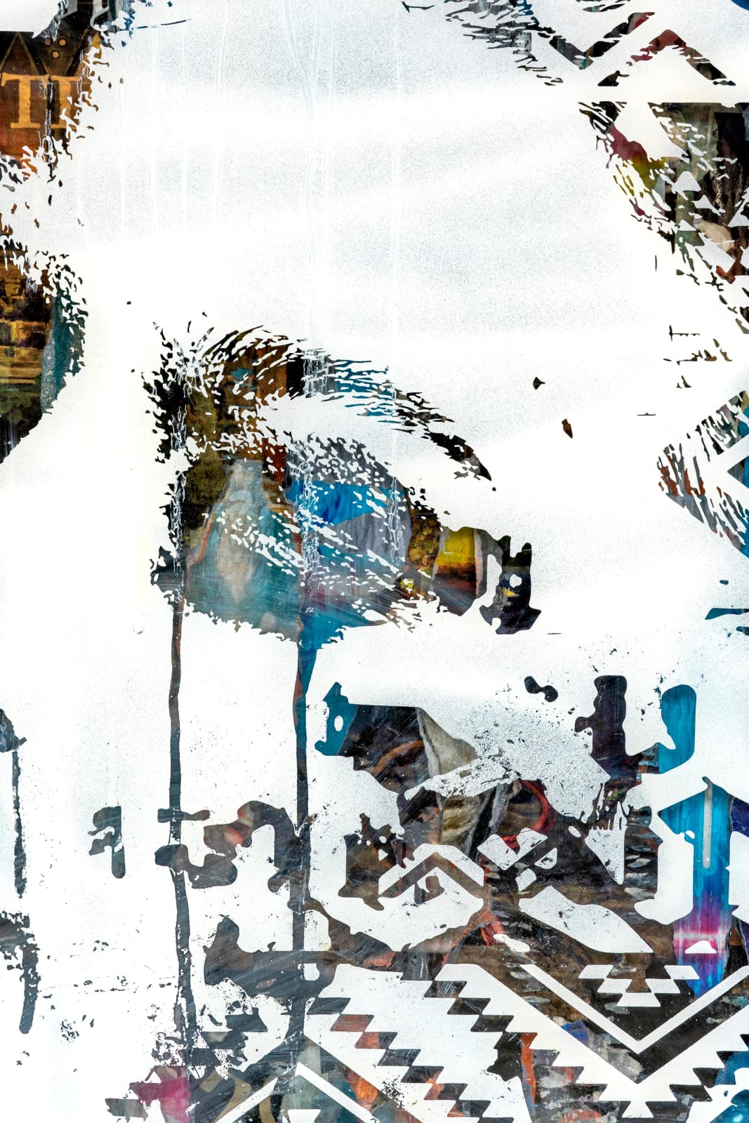 Vhils, Atomizer Series #12, 2021