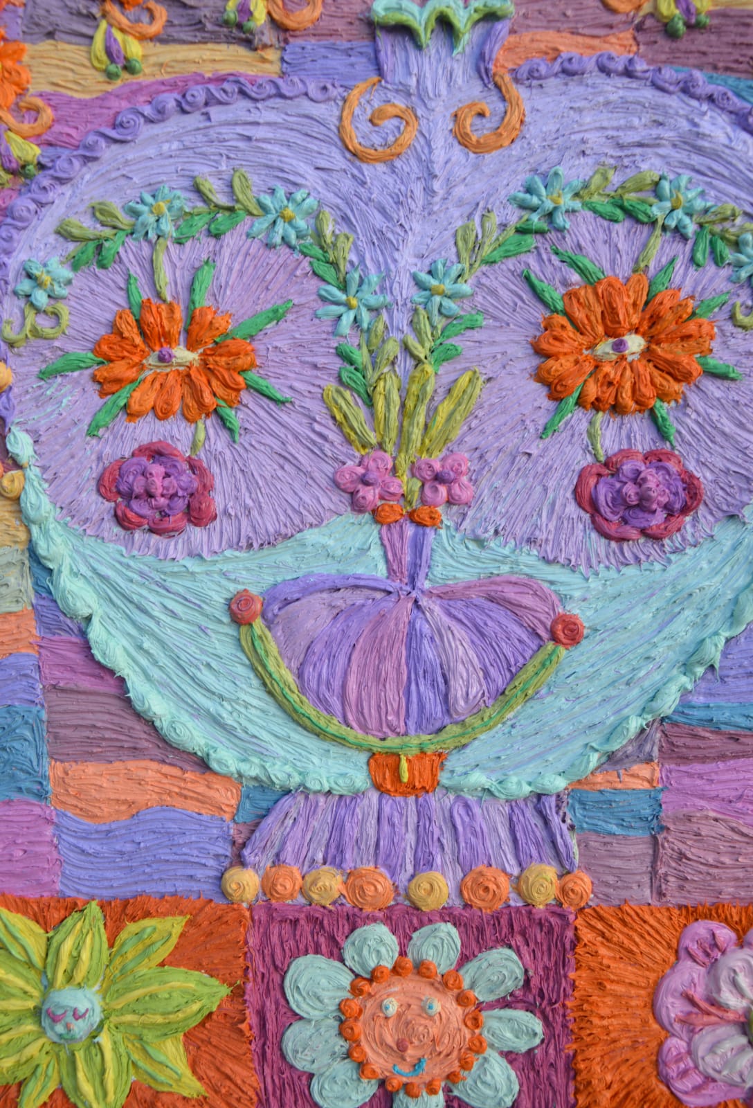 Laura López Balza, Espejo floral de marzo, 2025