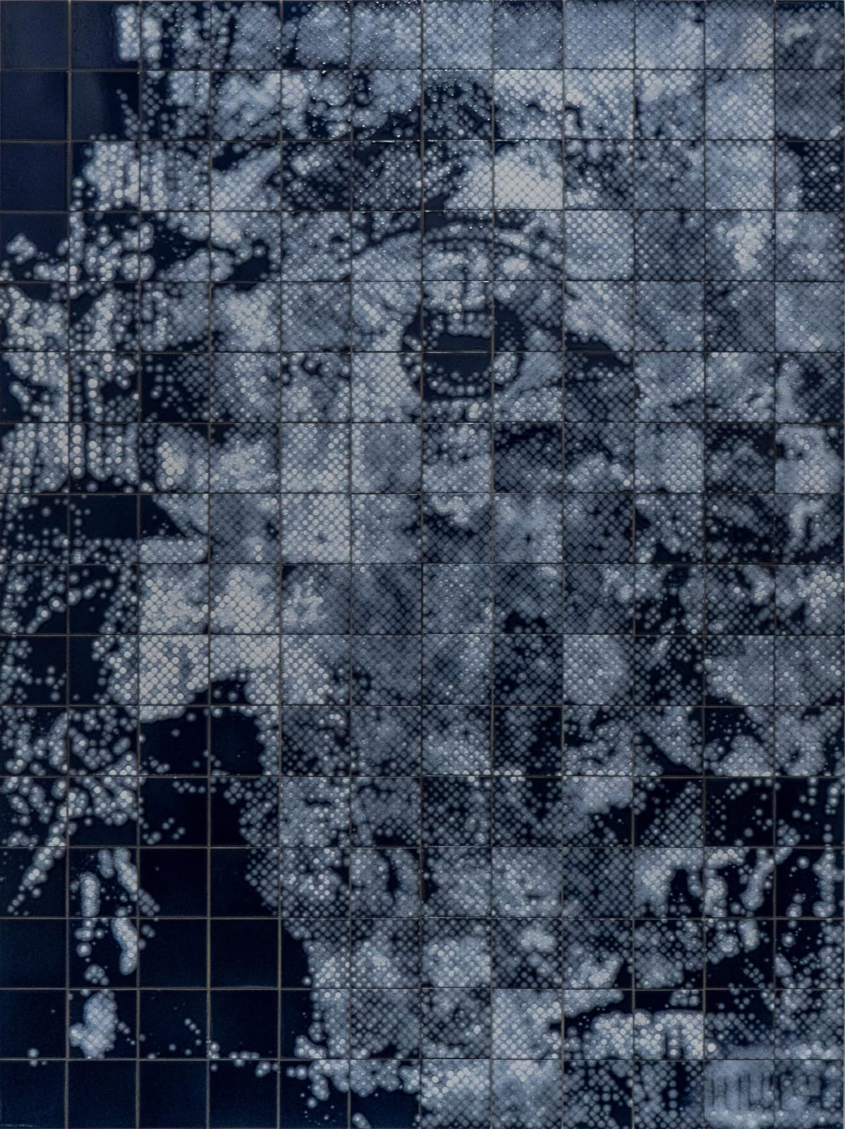 Vhils, Glaze Series #01, 2022