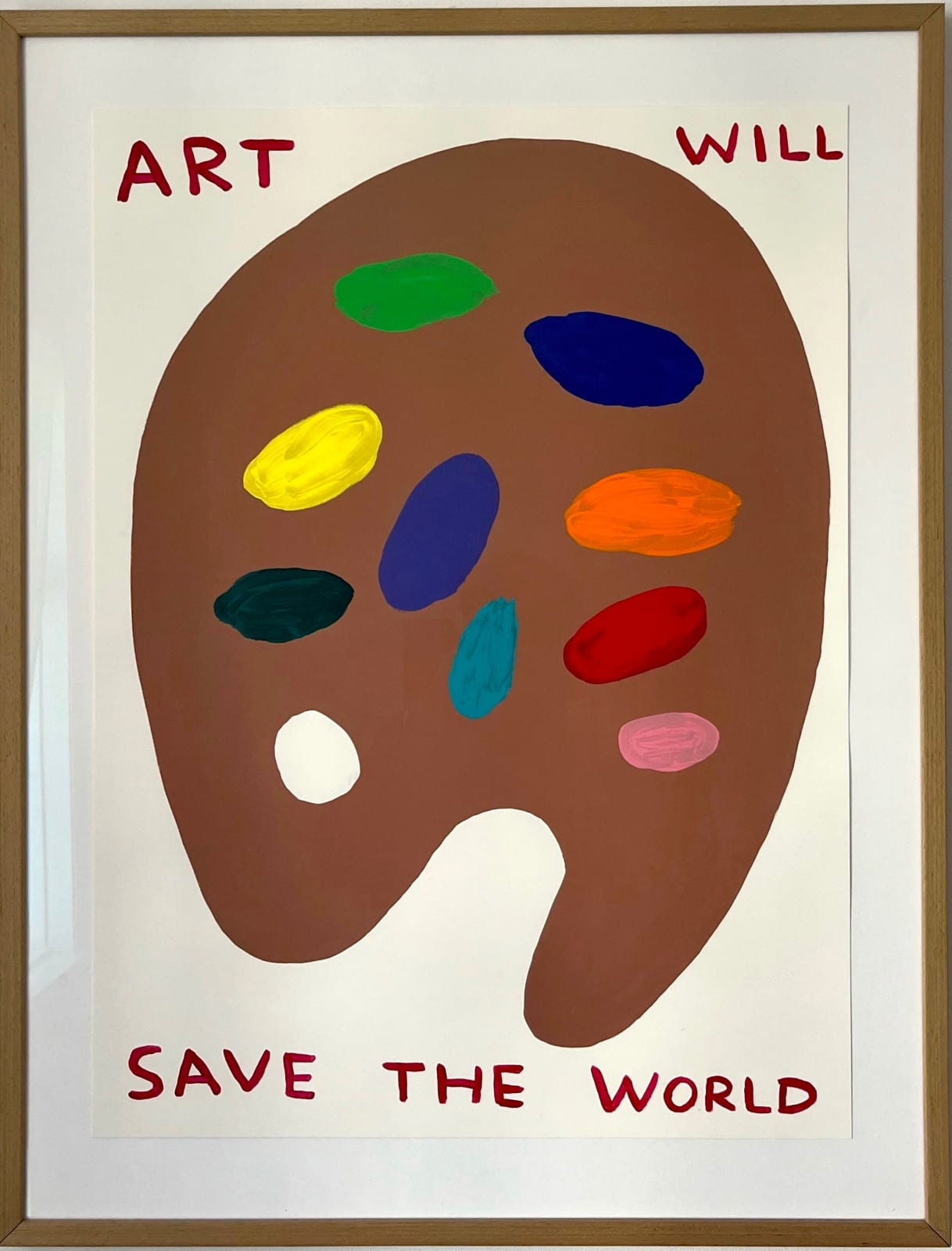 David Shrigley, Art Will Save The World, 2019
