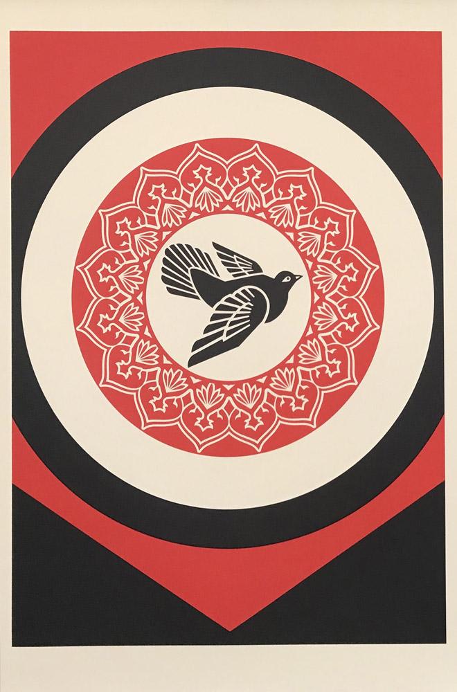 Shepard Fairey, Rise from the Ashes (Black), 2020