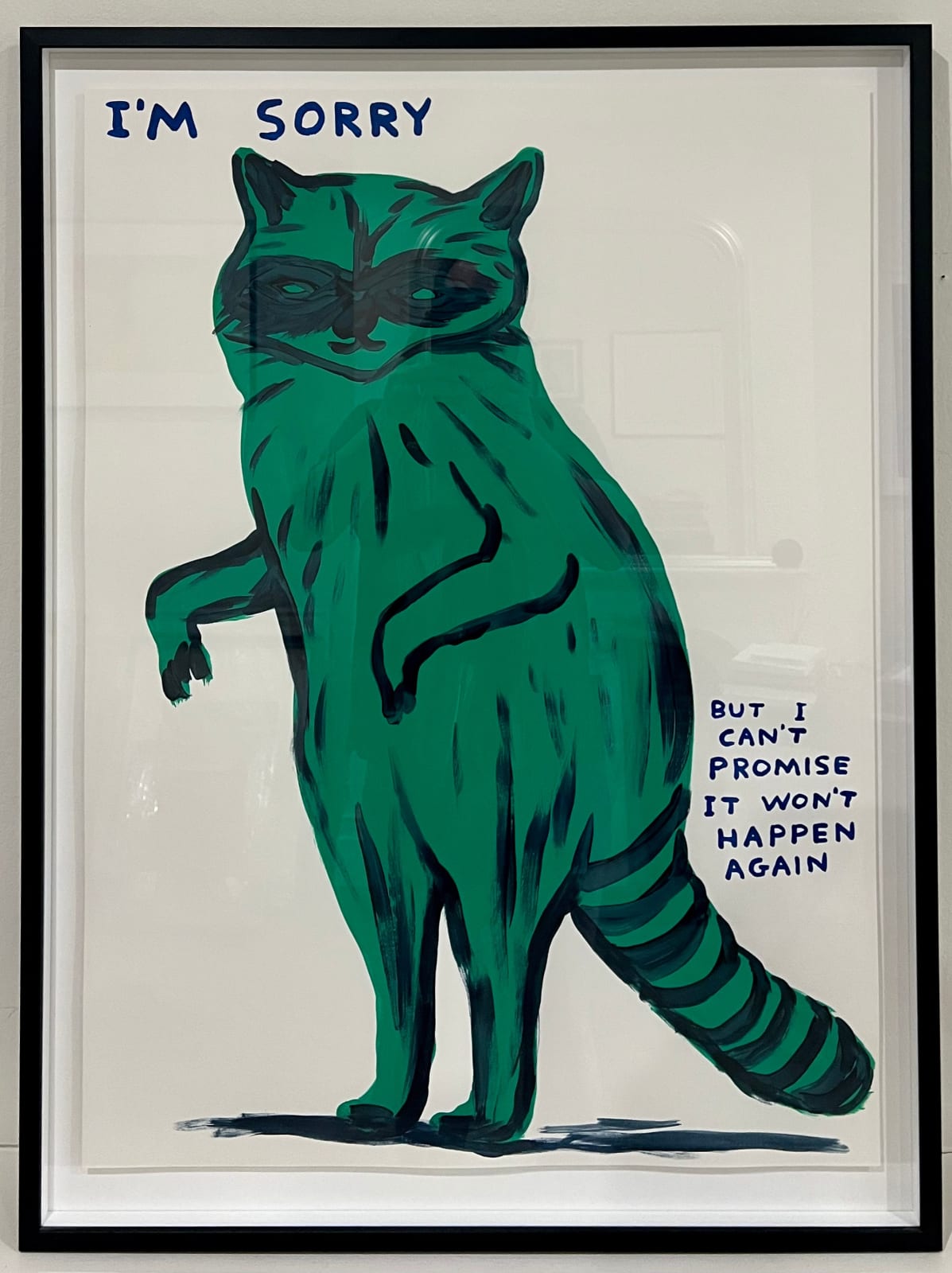 David Shrigley, I'm Sorry I Can't Promise It Won't Happen Again, 2021