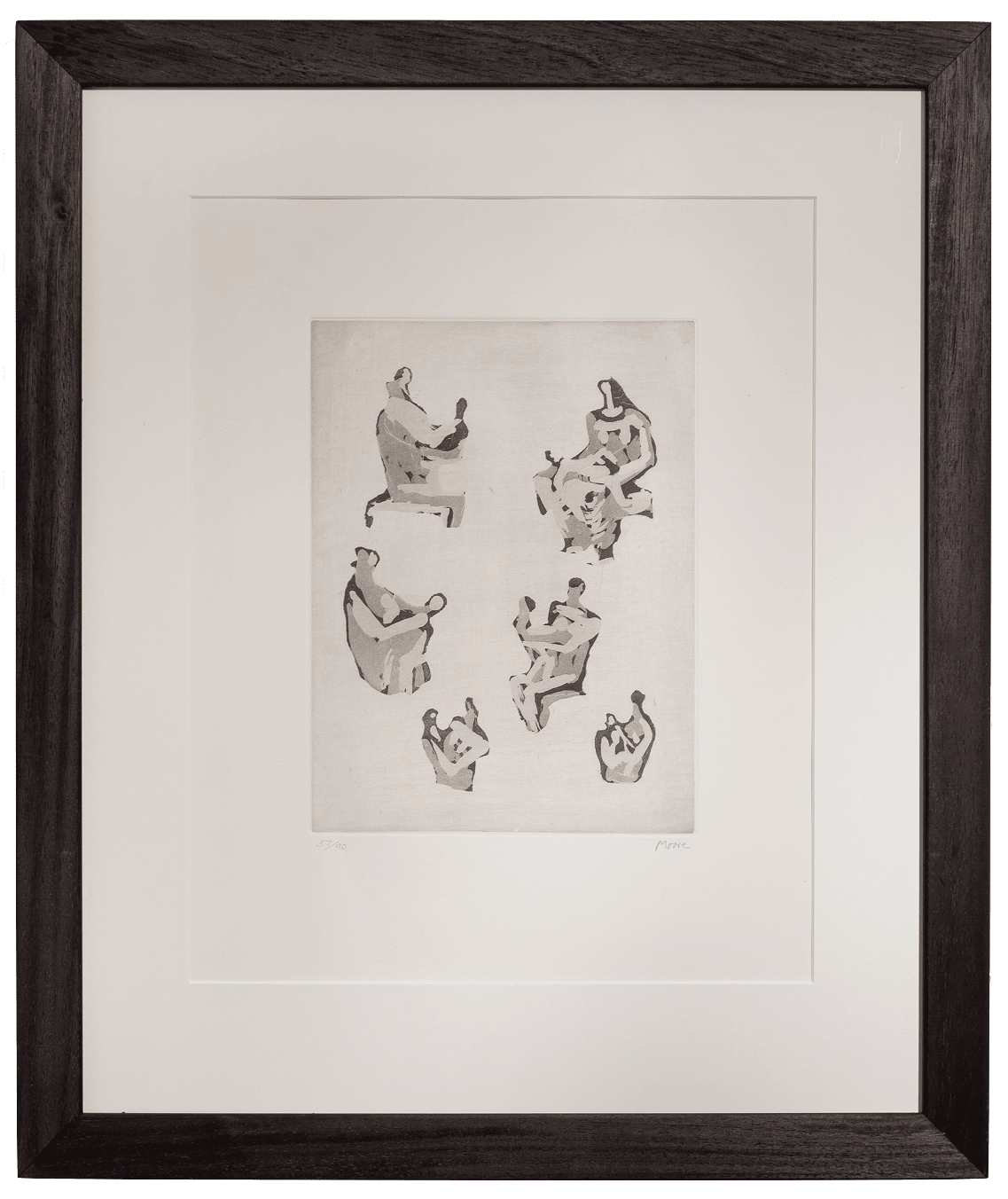 Henry Moore, Mothers and child studies, 1976