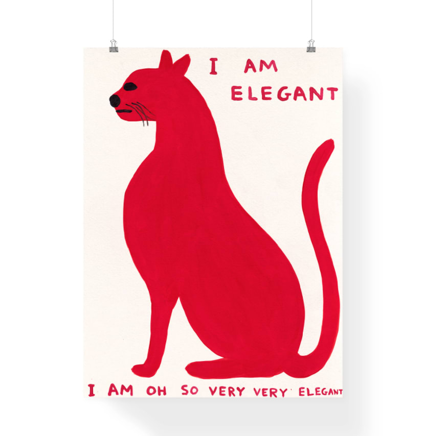 David Shrigley, I am so Elegant, 2021
