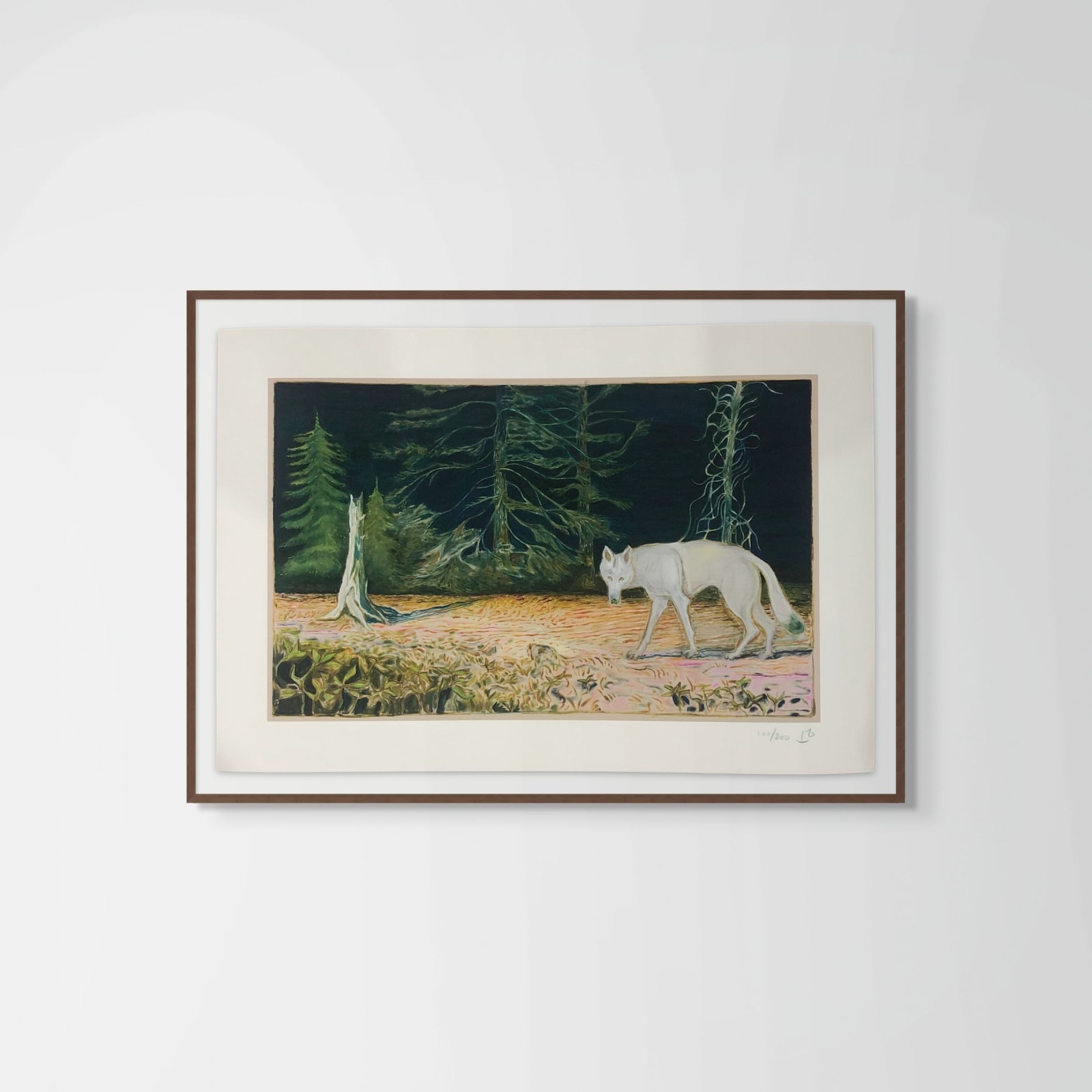 Billy Childish, White Wolf, 2021