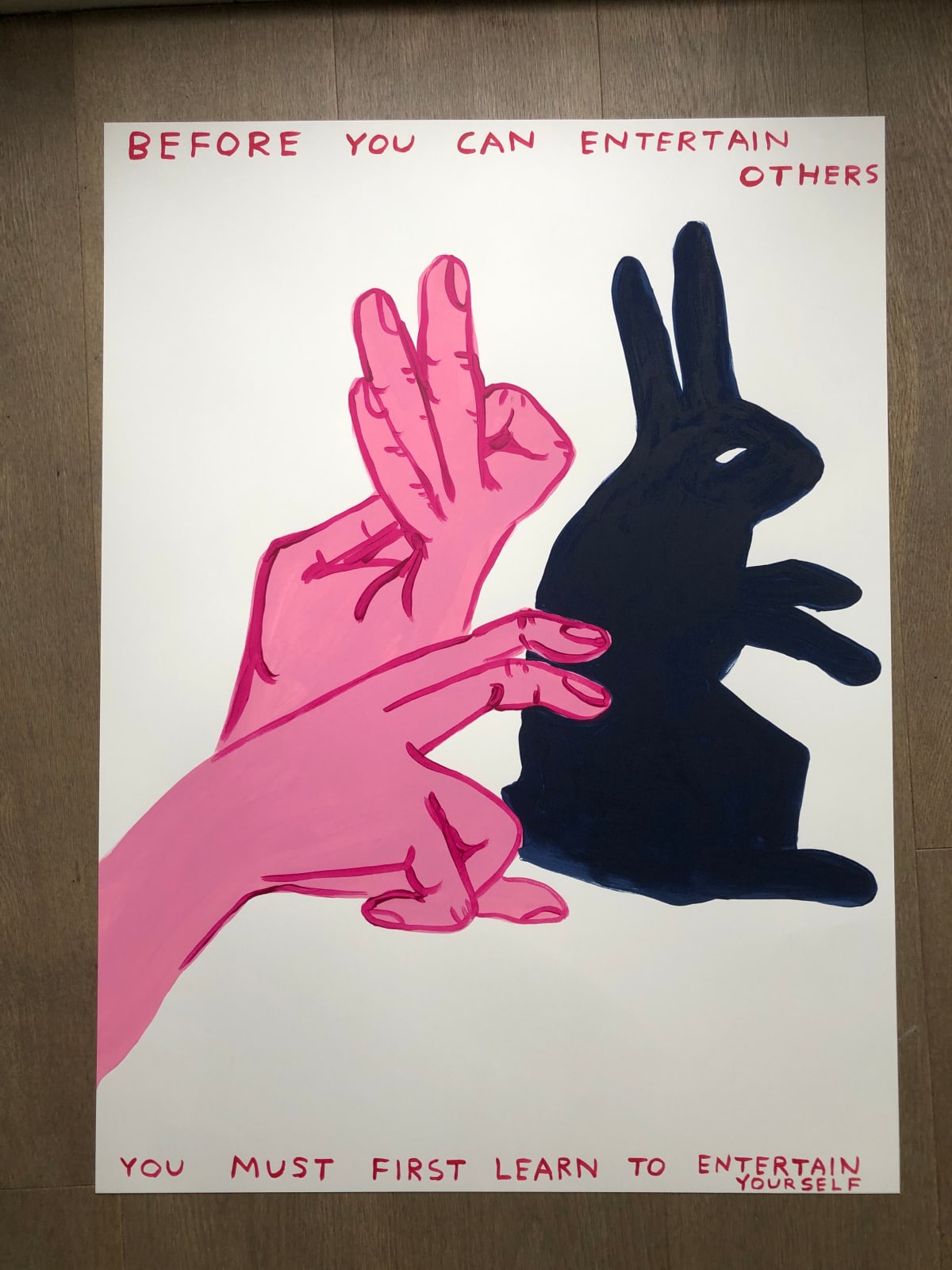 David Shrigley, Before you can Entertain, 2021