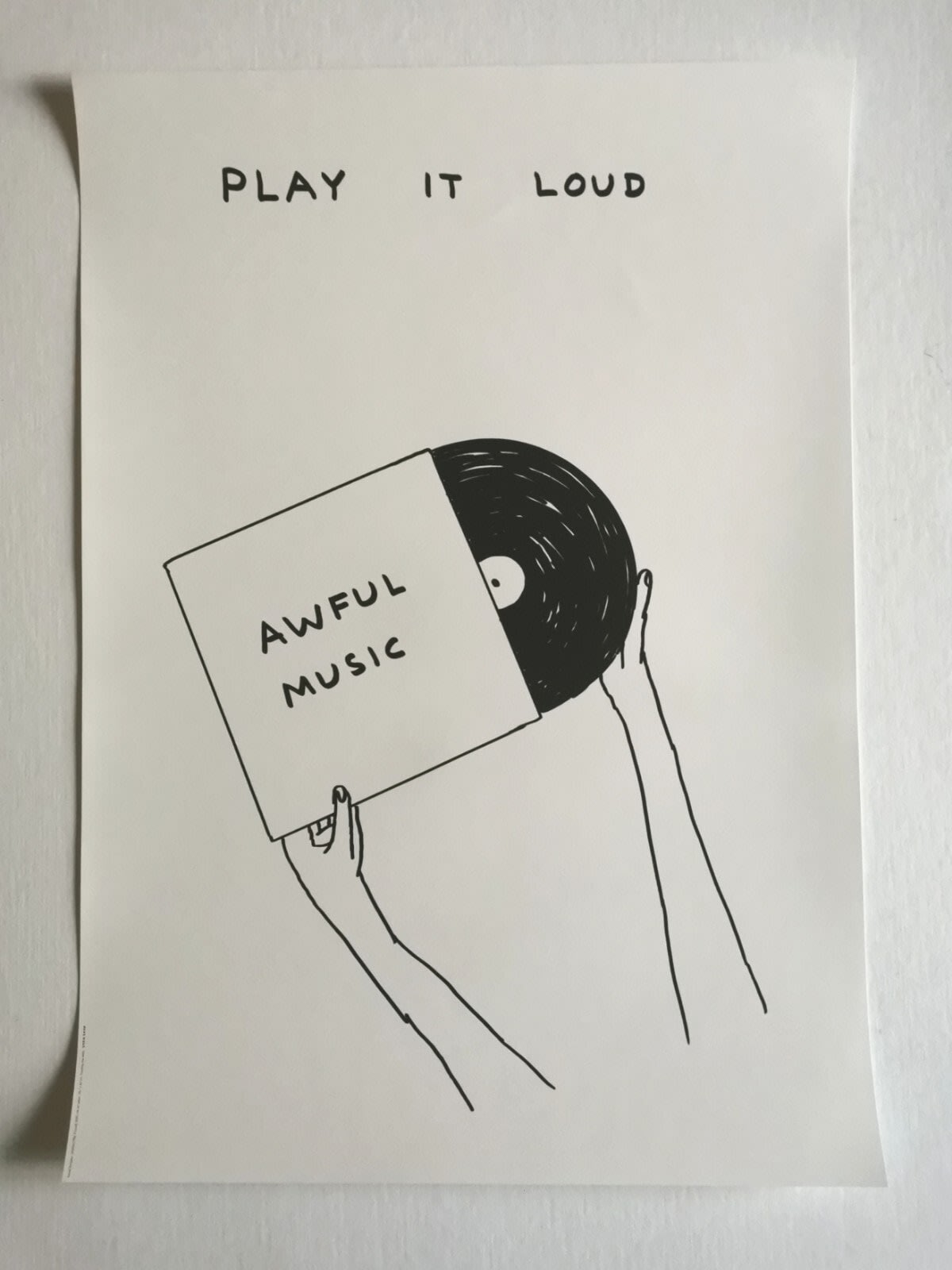David Shrigley, Play it Loud, 2021