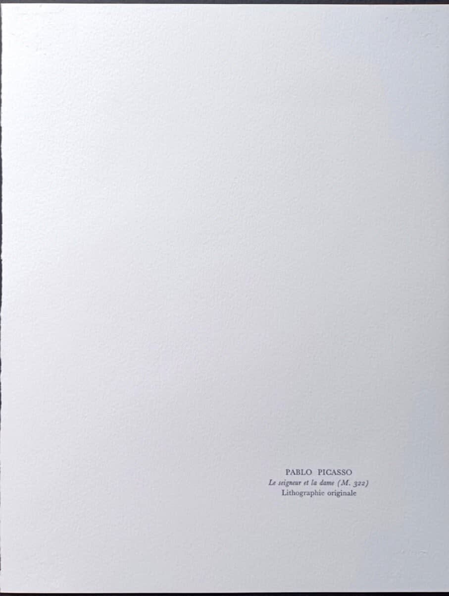 Pablo Picasso, Le Seigneur et la dame [The Lord and the Dame], 1959