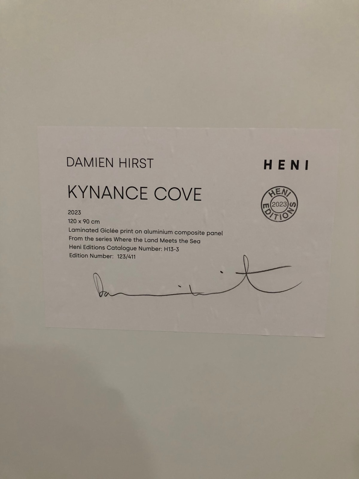 Damien Hirst, H13-3 Kynance Cove, 2023