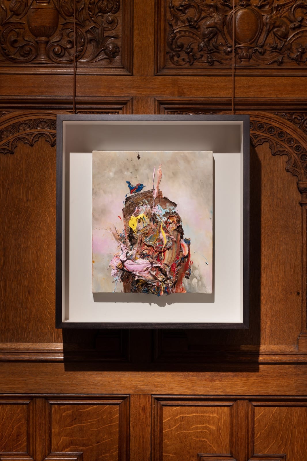 Antony Micallef, Head with Magenta and Yellow, 2023