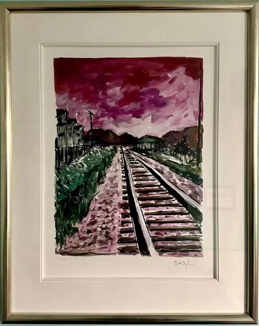 Bob Dylan, Train Tracks (Pink), 2018