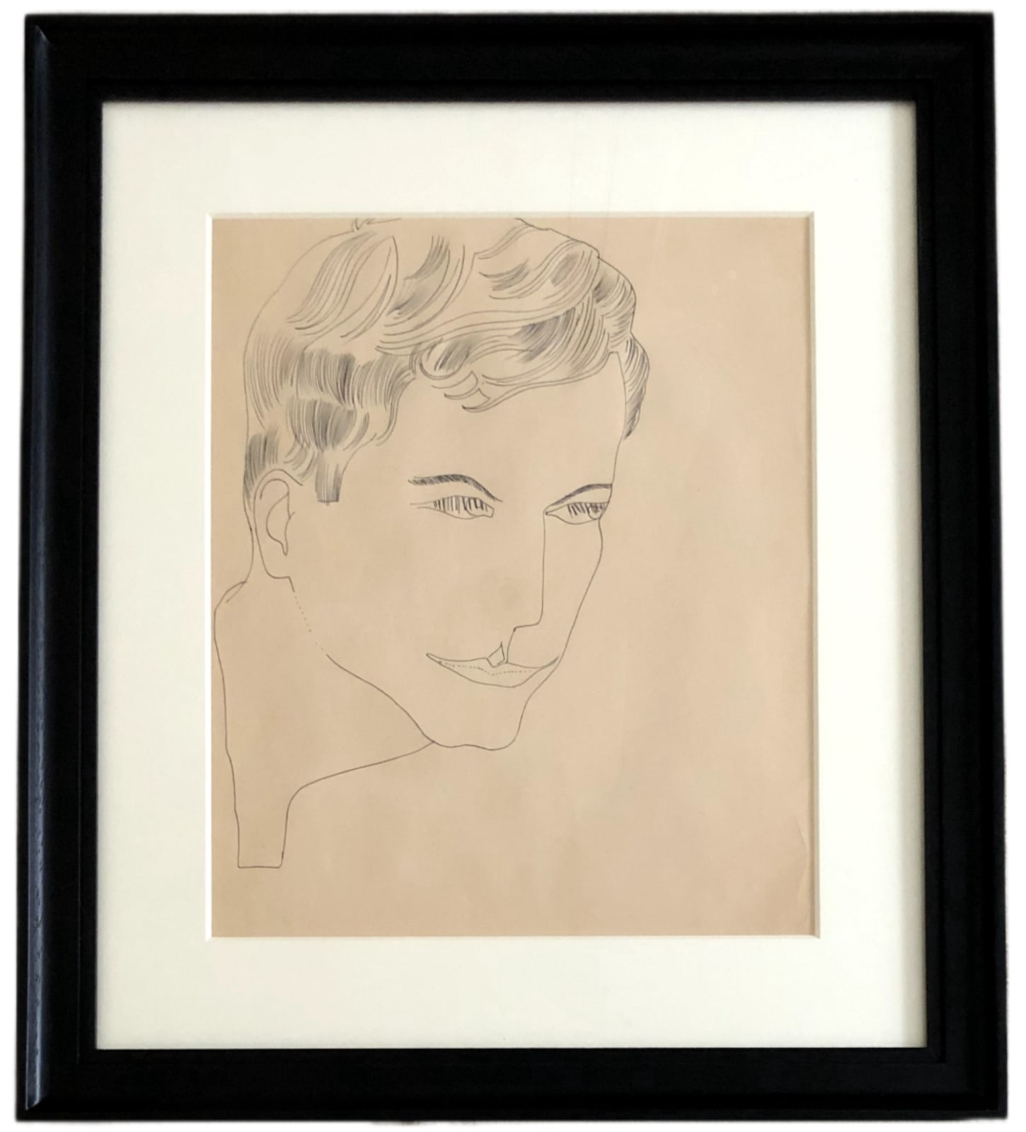 Andy Warhol, Portrait of a Young Man, circa 1950-59