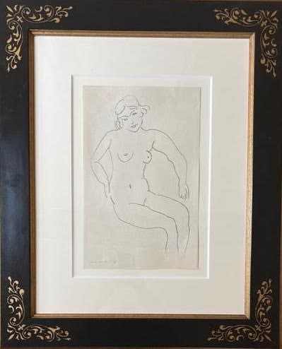 Henri Matisse, Nu assis, chevelure claire (Seated nude with light hair), 1922
