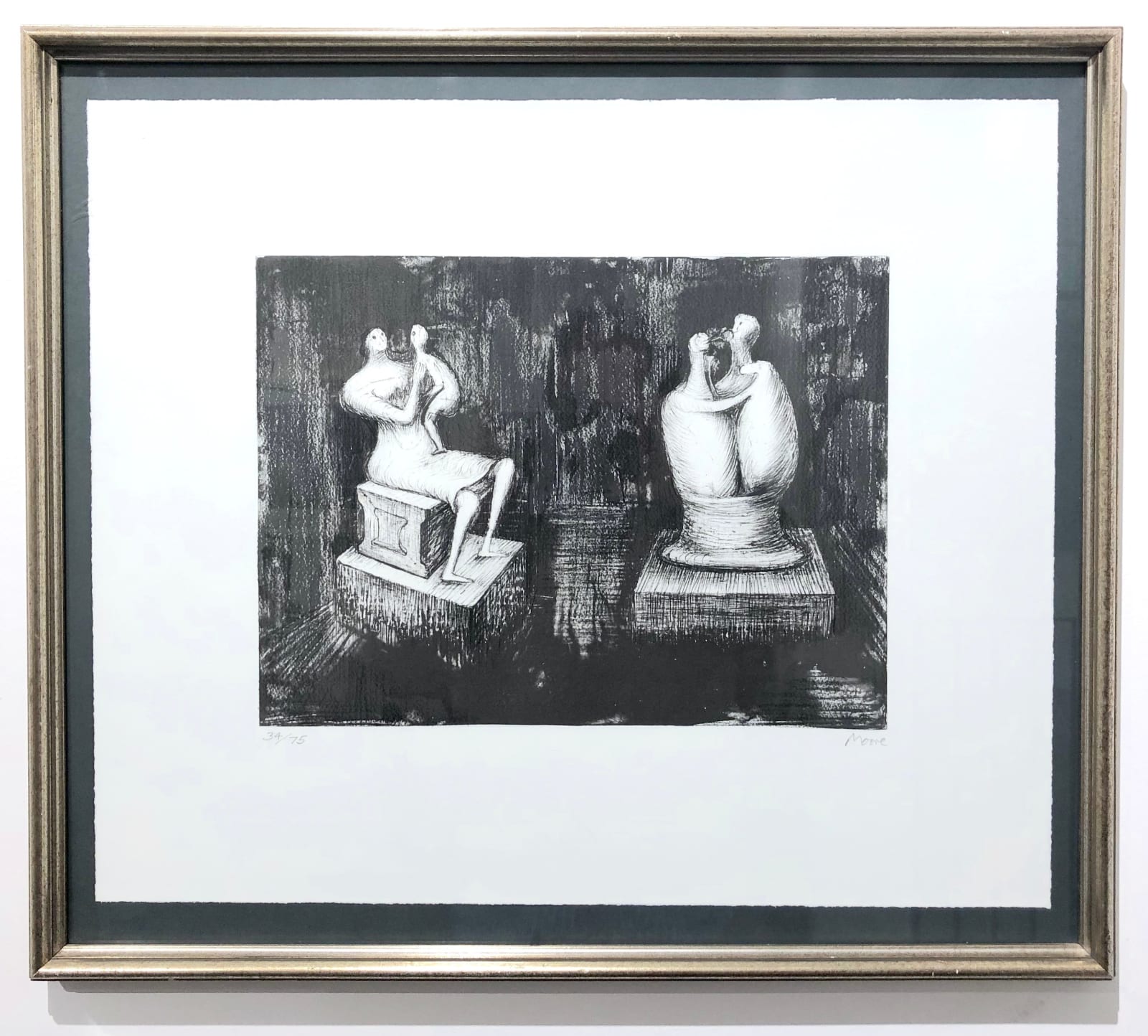 Henry Moore, Sculptures: Dark Interior, 1973