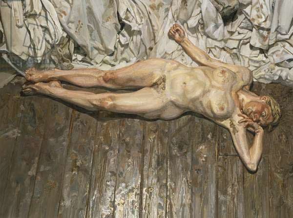 Lucian Freud, Head and Shoulders of a Girl, 1990