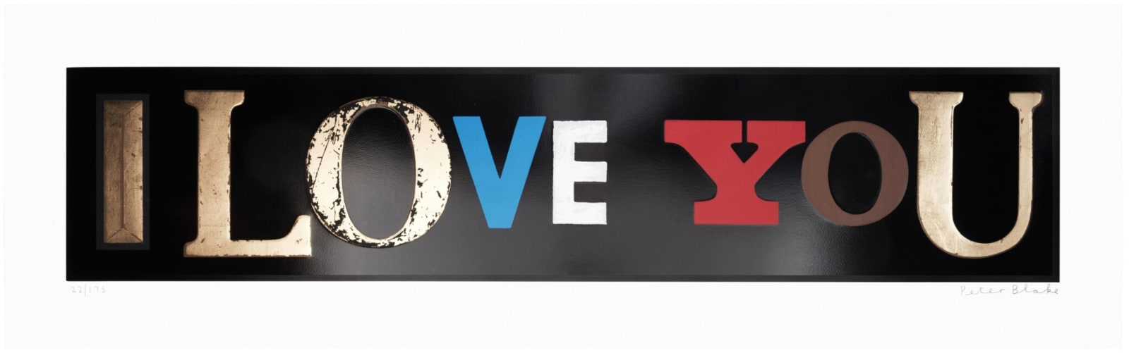 Peter Blake, I Love You, 2010