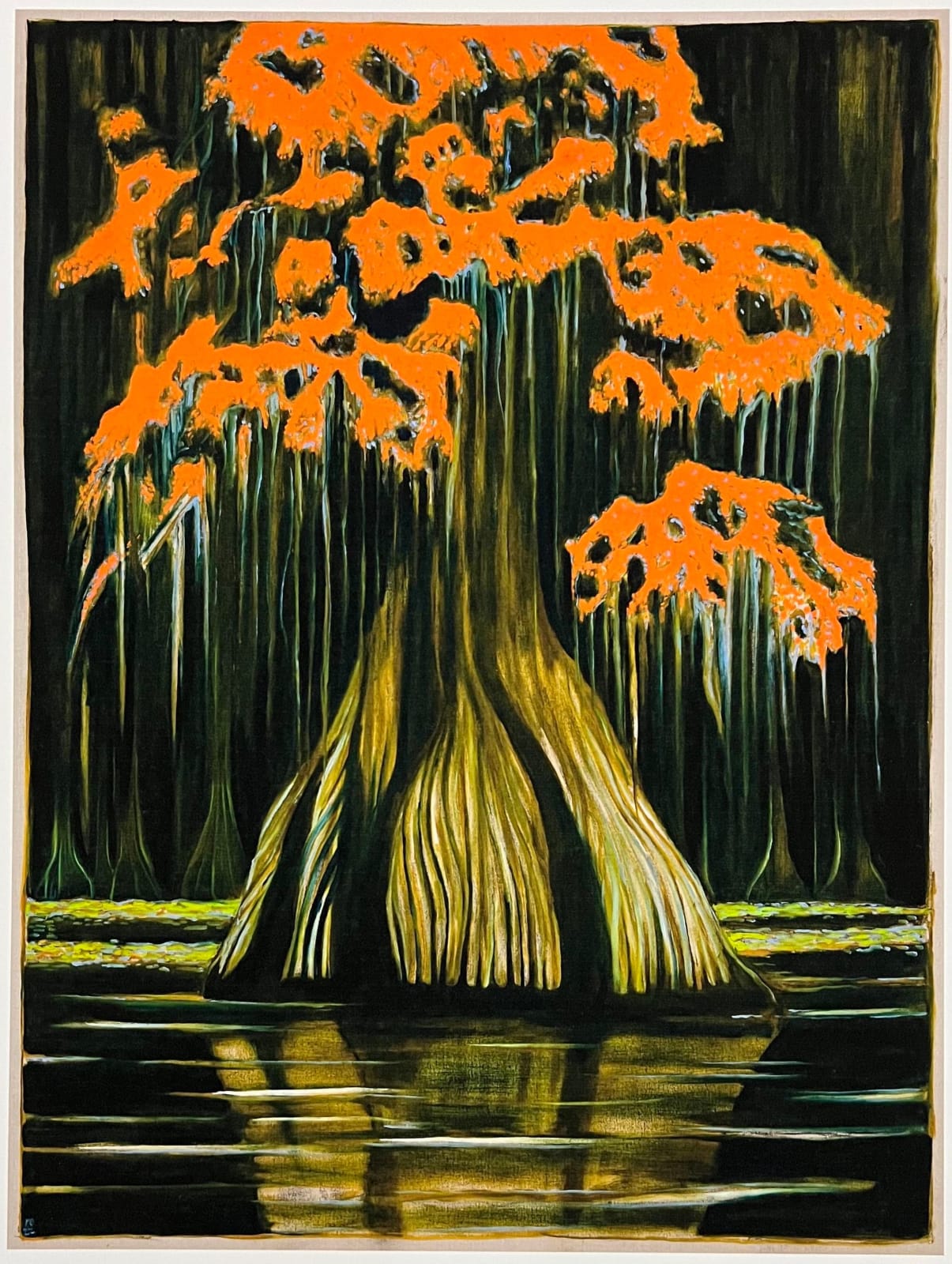 Billy Childish, Cypress Tree, 2022