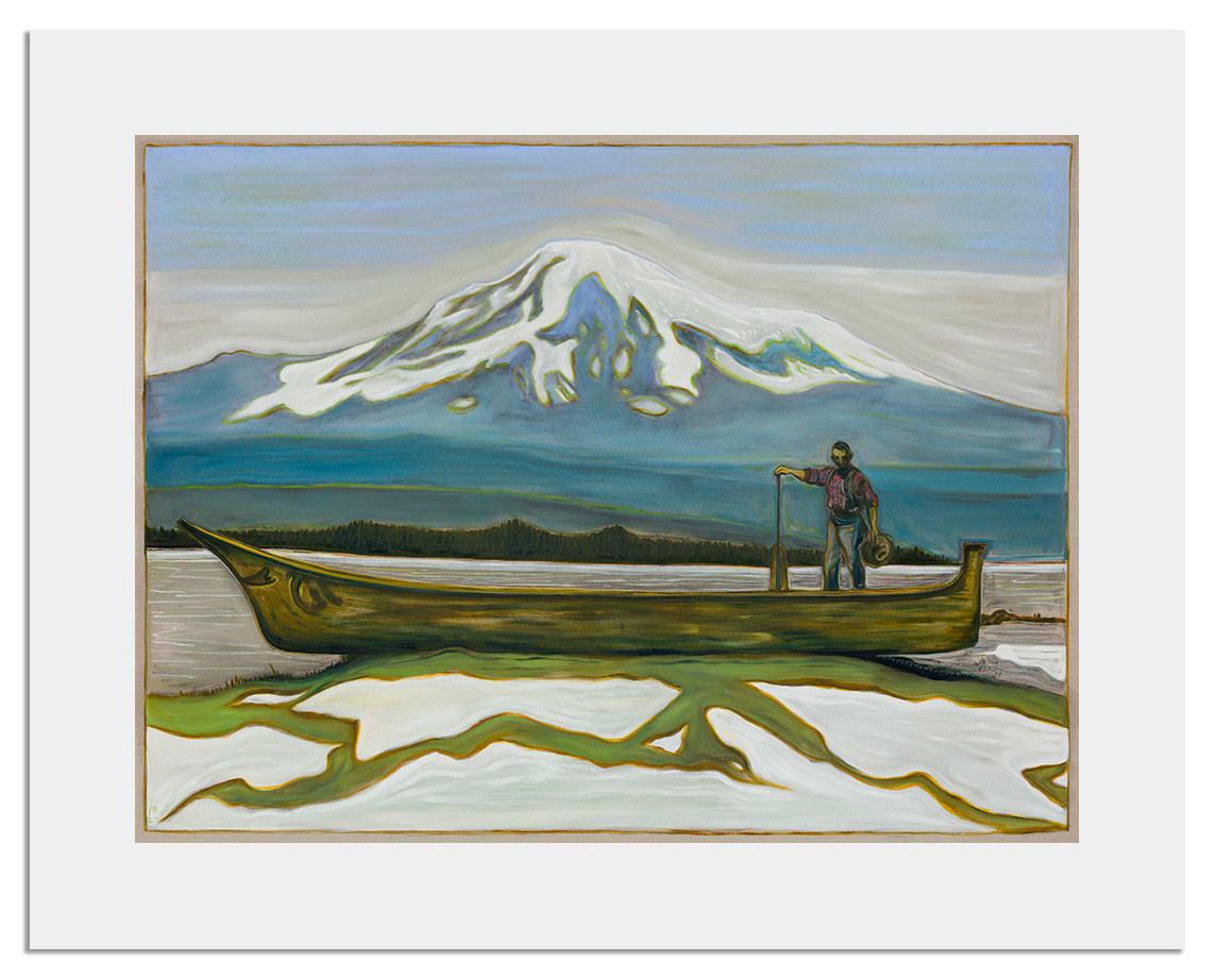 Billy Childish, The Mountain That is God, 2023