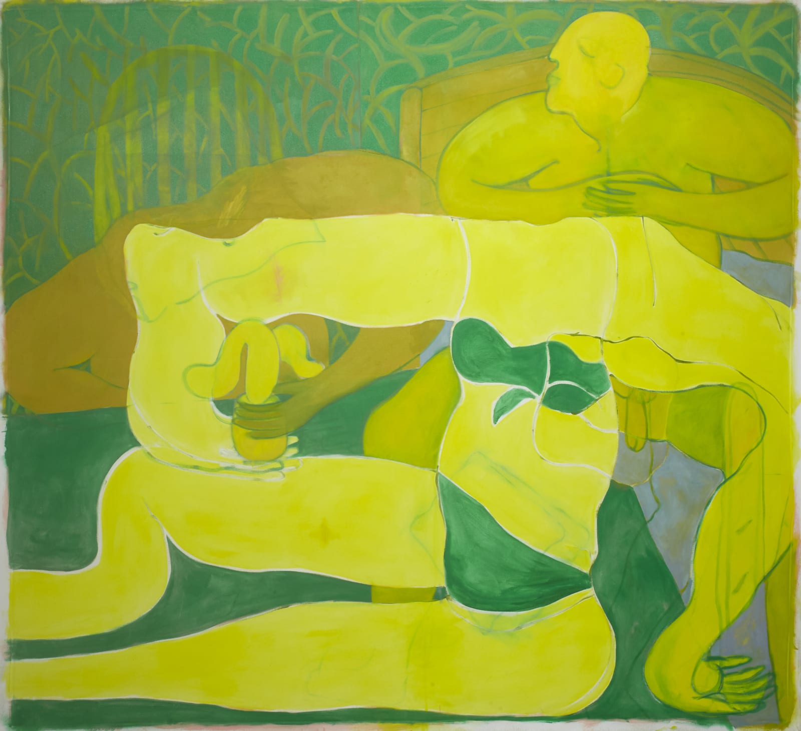Tahnee Lonsdale, Posing Yellow Figure, 2018