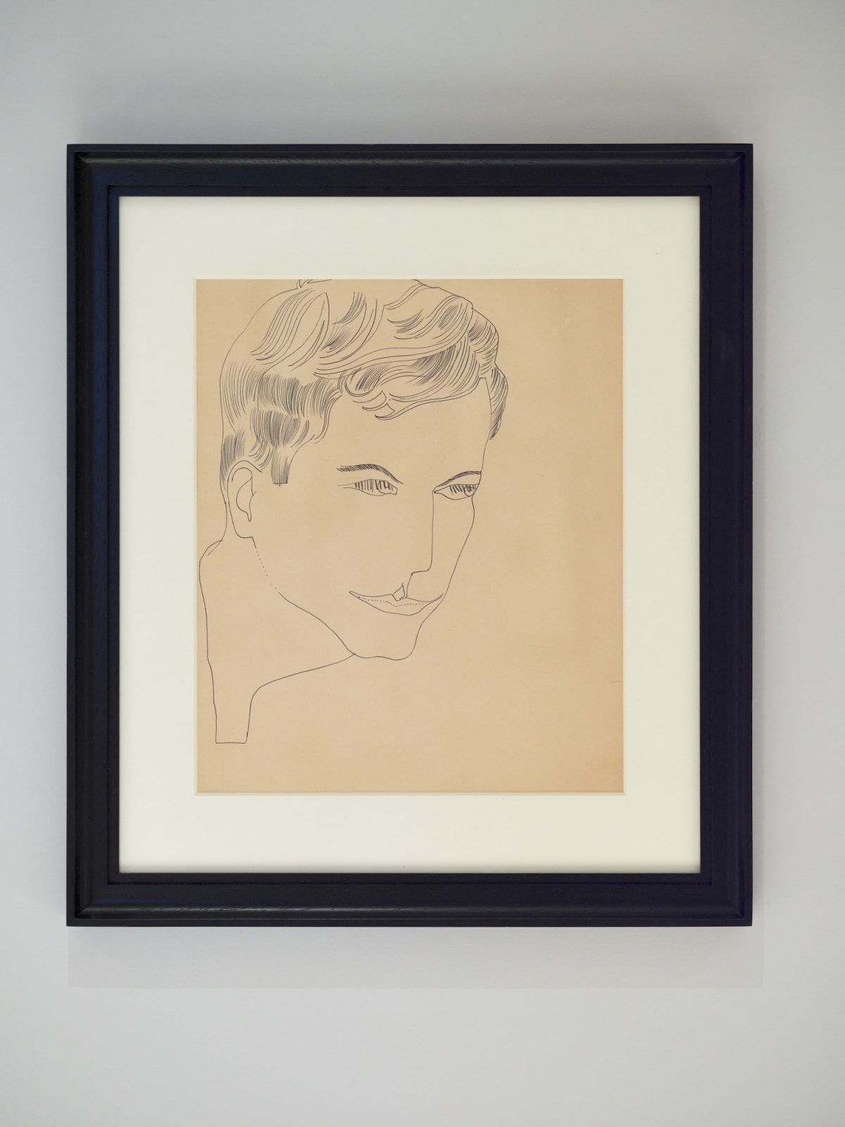 Andy Warhol, Portrait of a Young Man, circa 1950-59