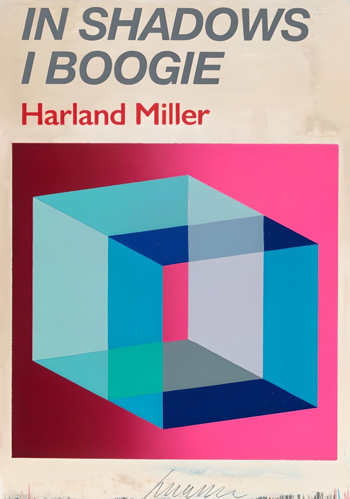Harland Miller, In Shadows I Boogie (Pink), 2019