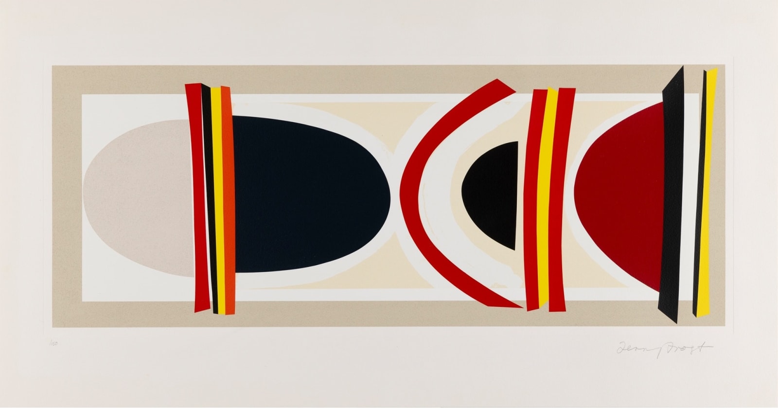 Terry Frost, Long Red Yellow Black, 2002