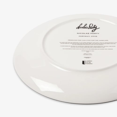Nicolas Party, Portrait Plate, 2021