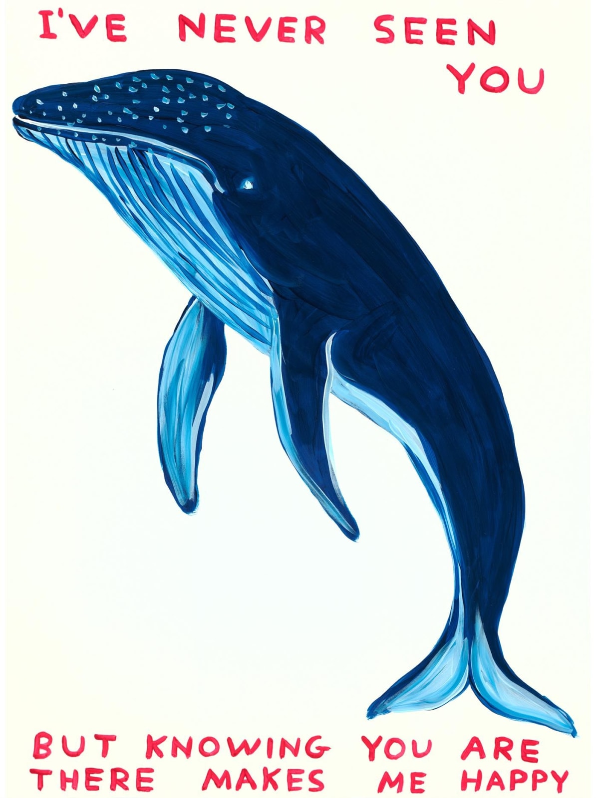 David Shrigley, I've Never Seen You, 2020