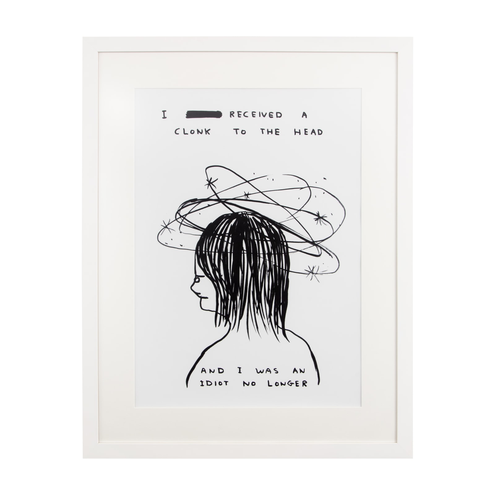 David Shrigley, I Received A Clonk To The Head, 2021