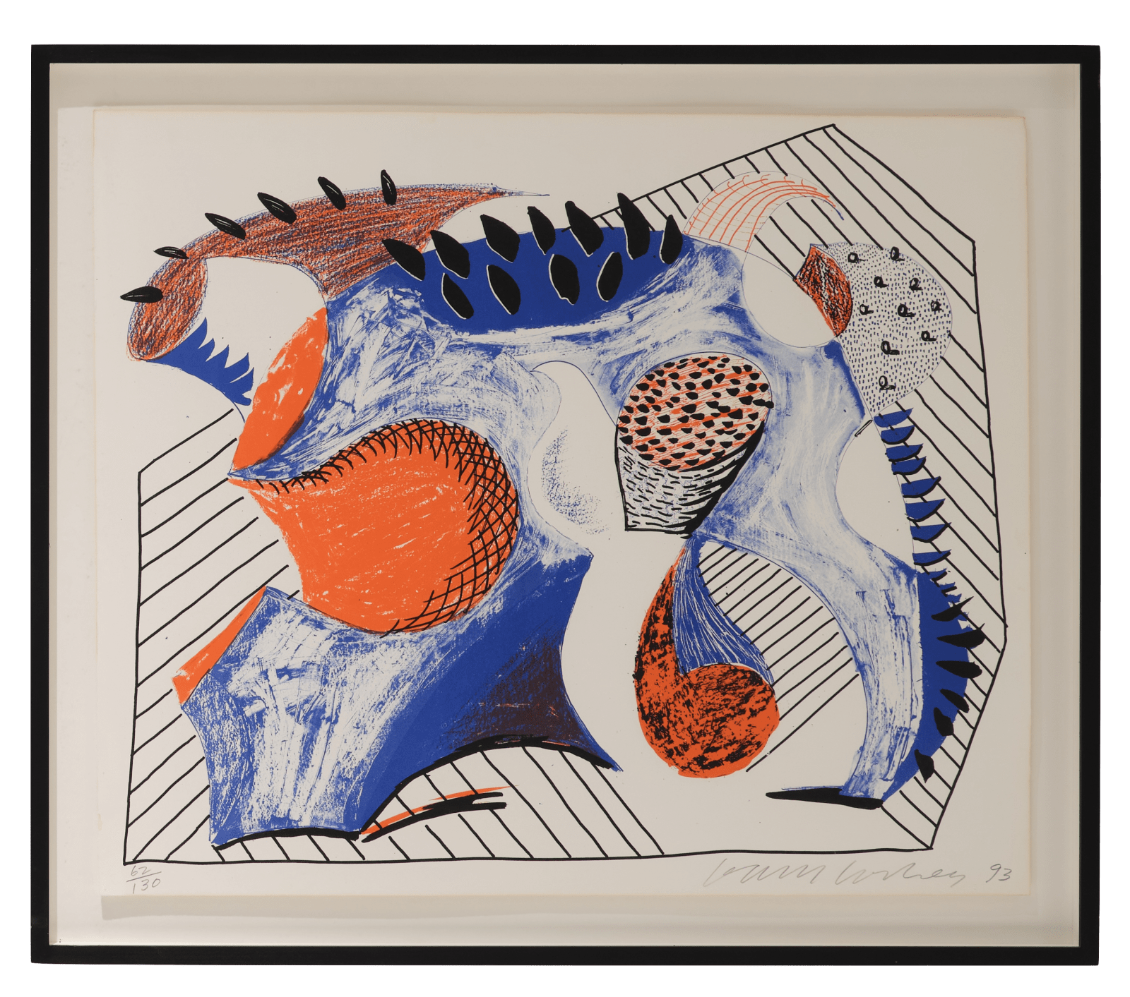 David Hockney, Untitled for Joel Wachs, 1993