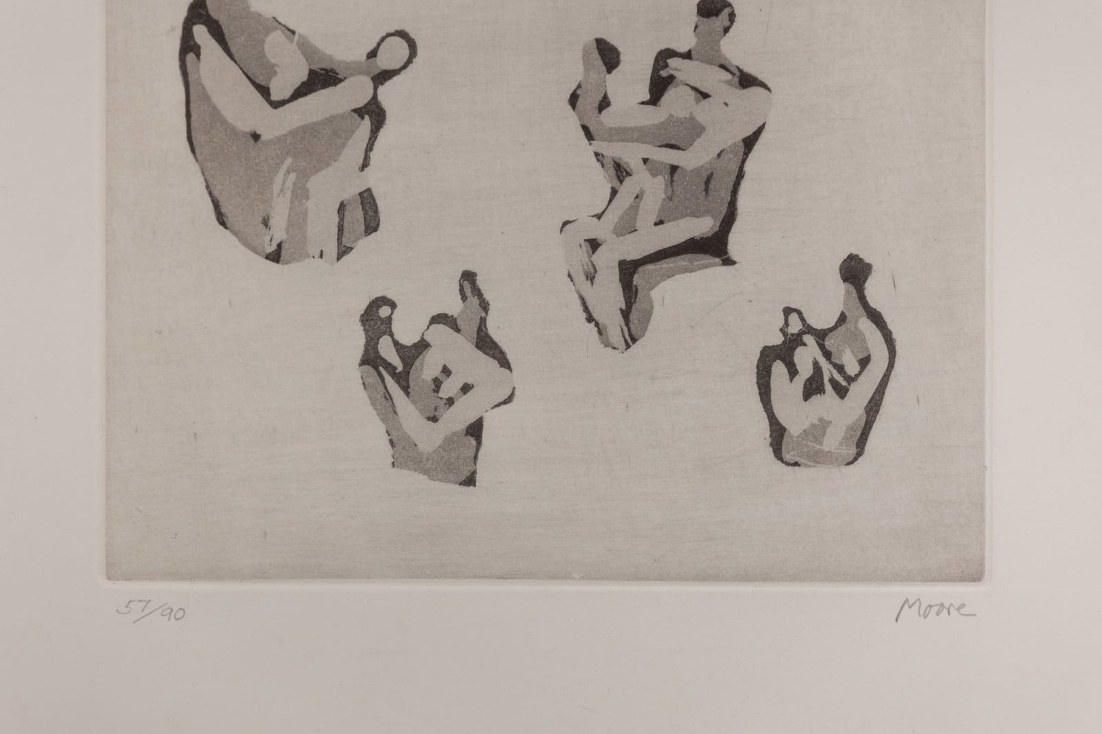 Henry Moore, Mothers and child studies, 1976