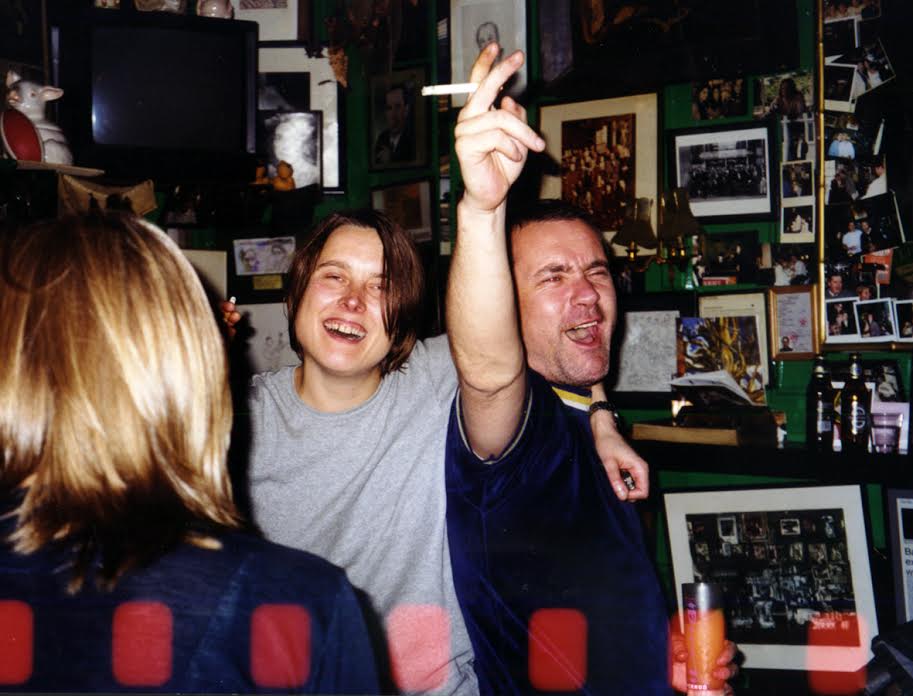 Pascal Latra, Sarah Lucas and Damien Hirst, 1999