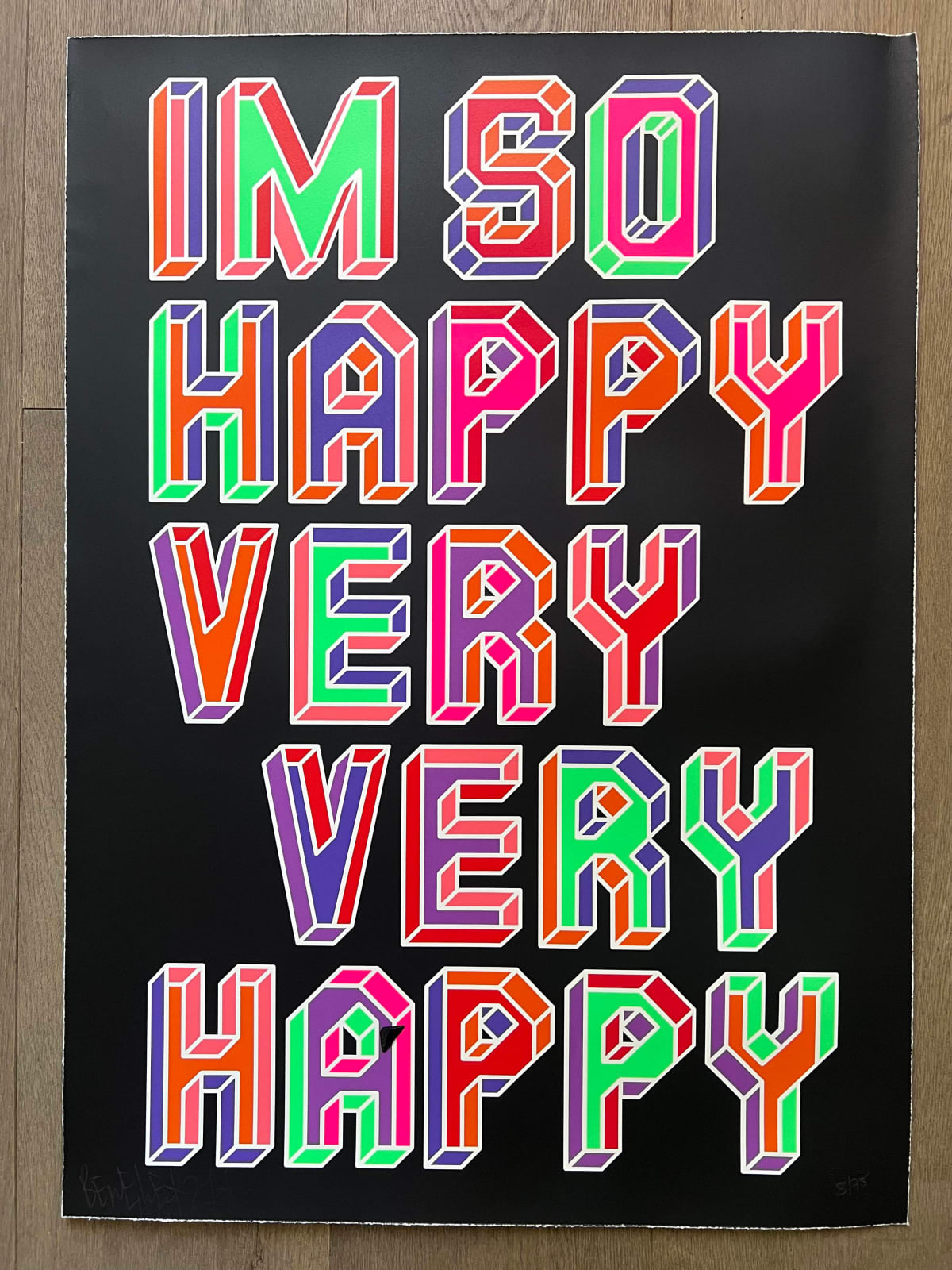 Ben Eine, I'm So Happy!, 2021