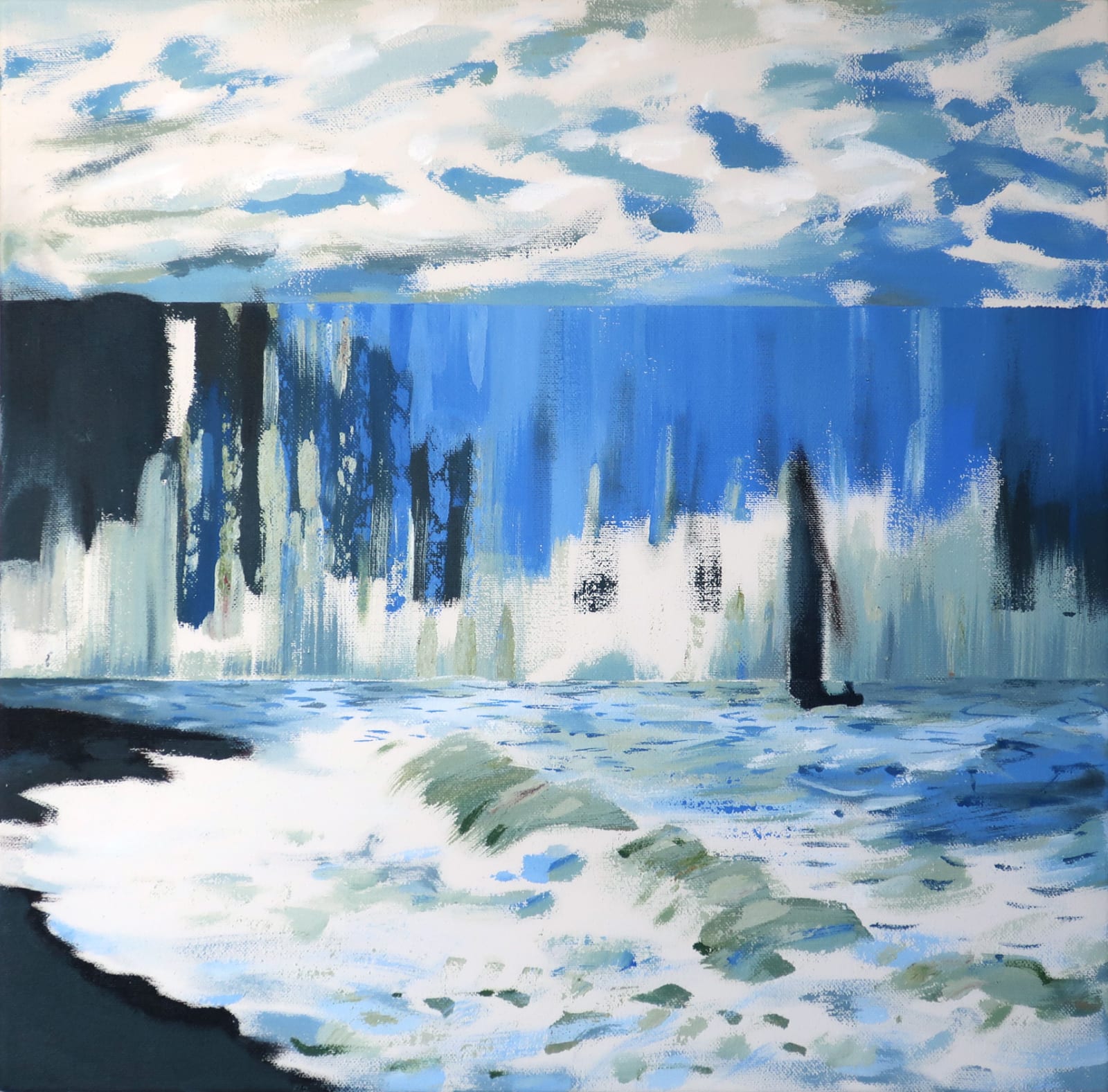 Darren Coffield, The Sea Sainte-Adresse [after Monet], 2019