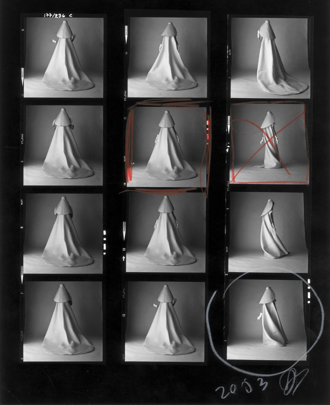 David Bailey, Balenciaga [Contact Sheet], 1967-2010