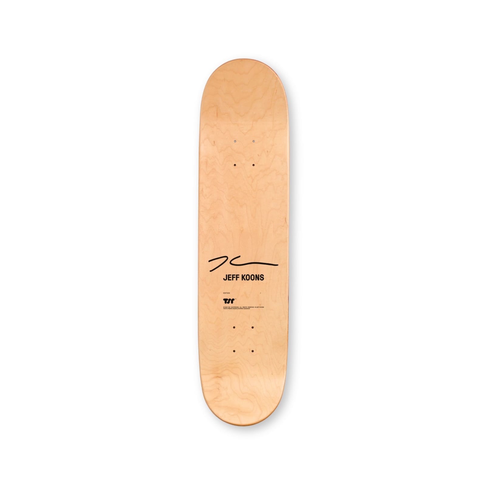 Jeff Koons, Seated Ballerina Skateboard, 2025