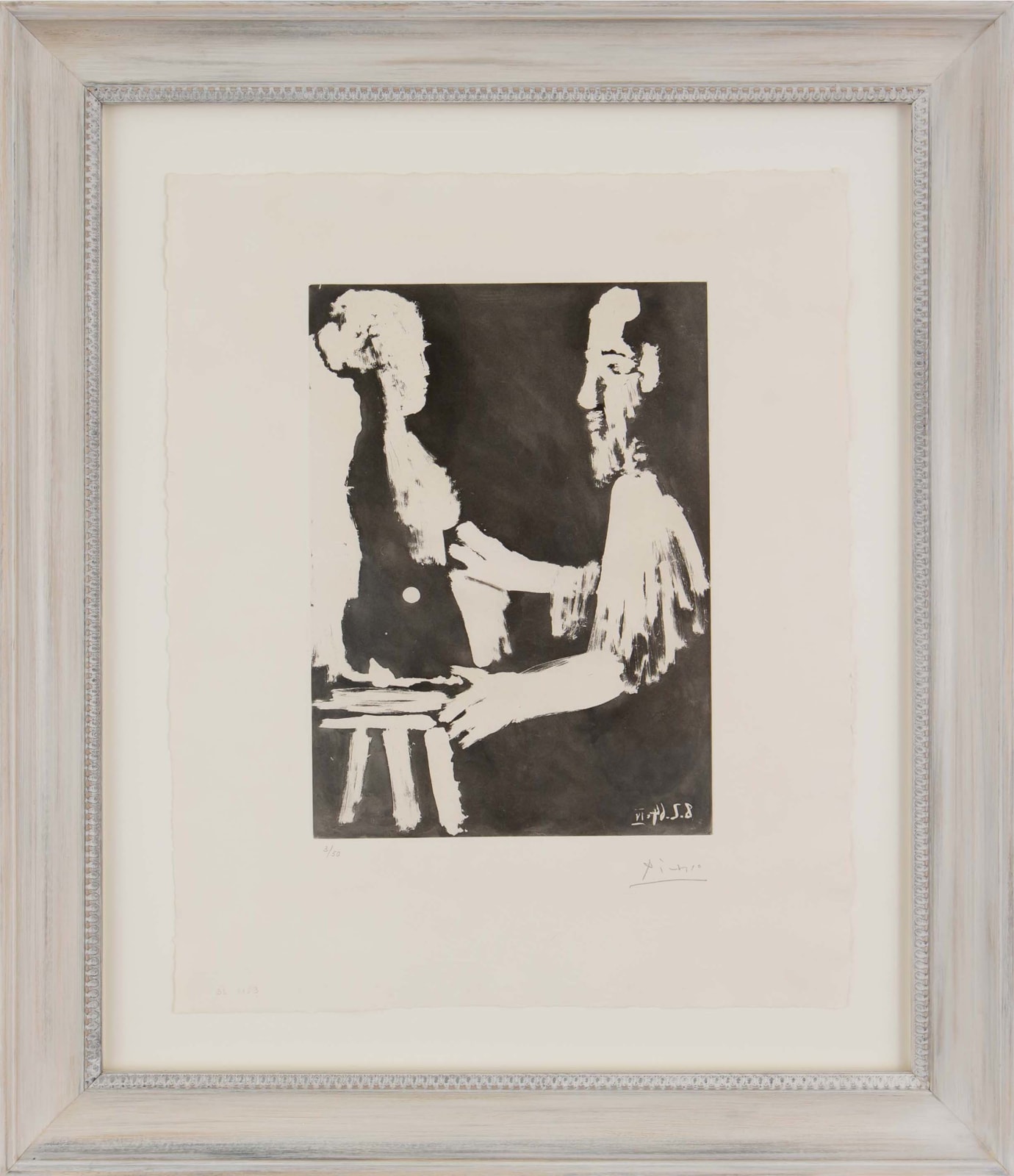 Pablo Picasso, Sculpteur au travail, 1964