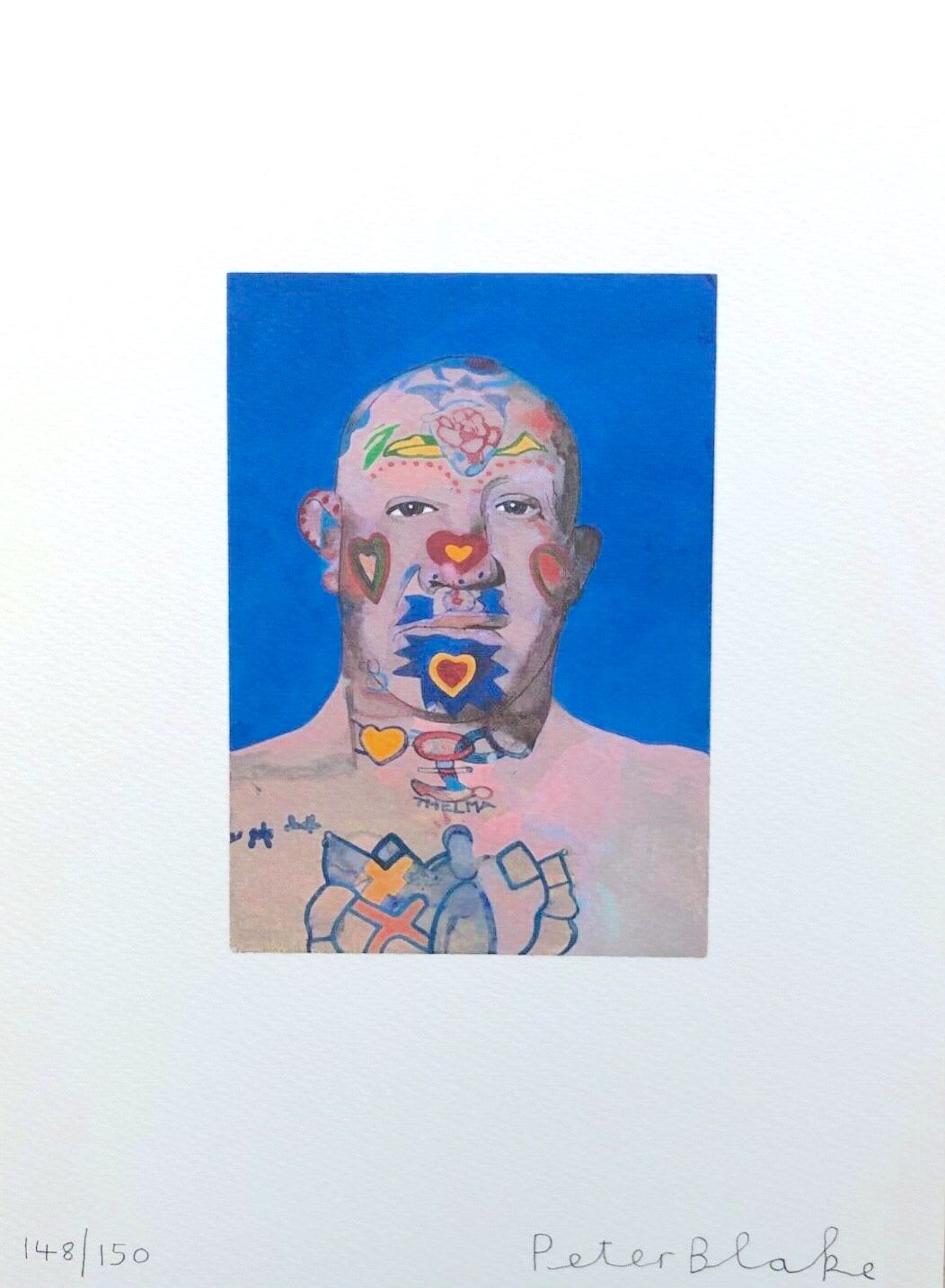 Peter Blake, Tattooed Man, 2015