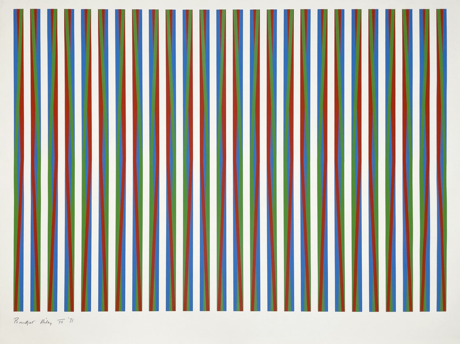 Bridget Riley, Firebird, 1971