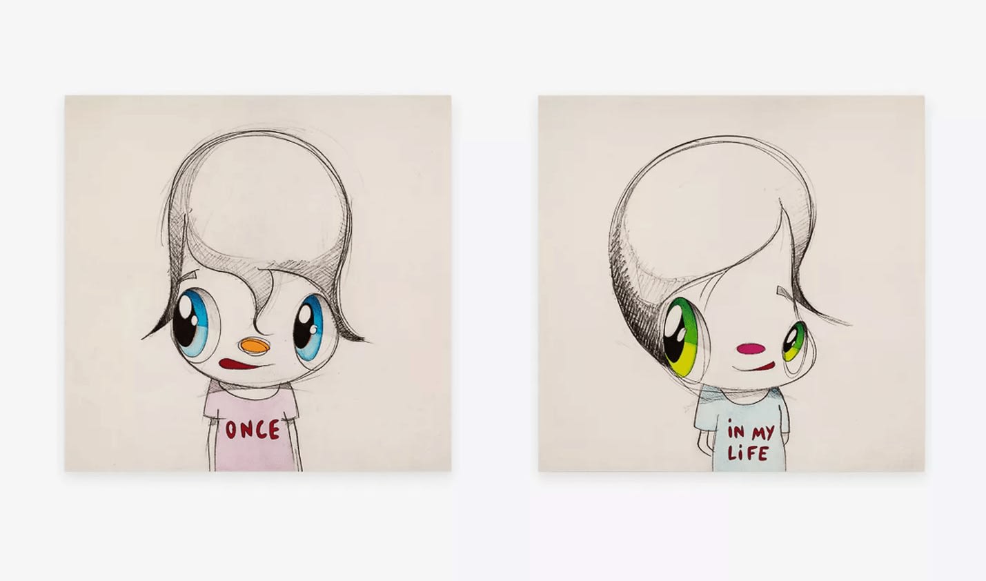 Javier Calleja, Once In My Life (Diptych), 2023