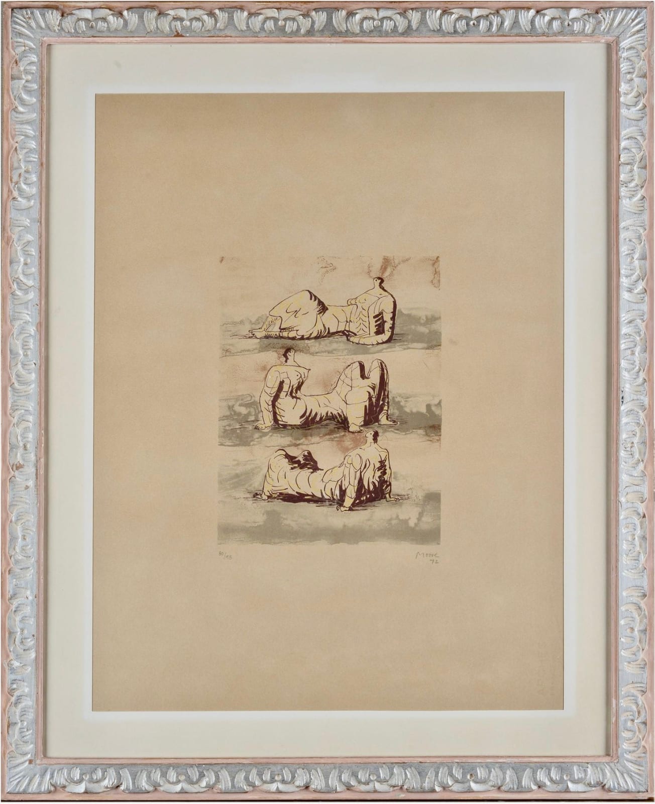 Henry Moore, Three reclining figures, 1971