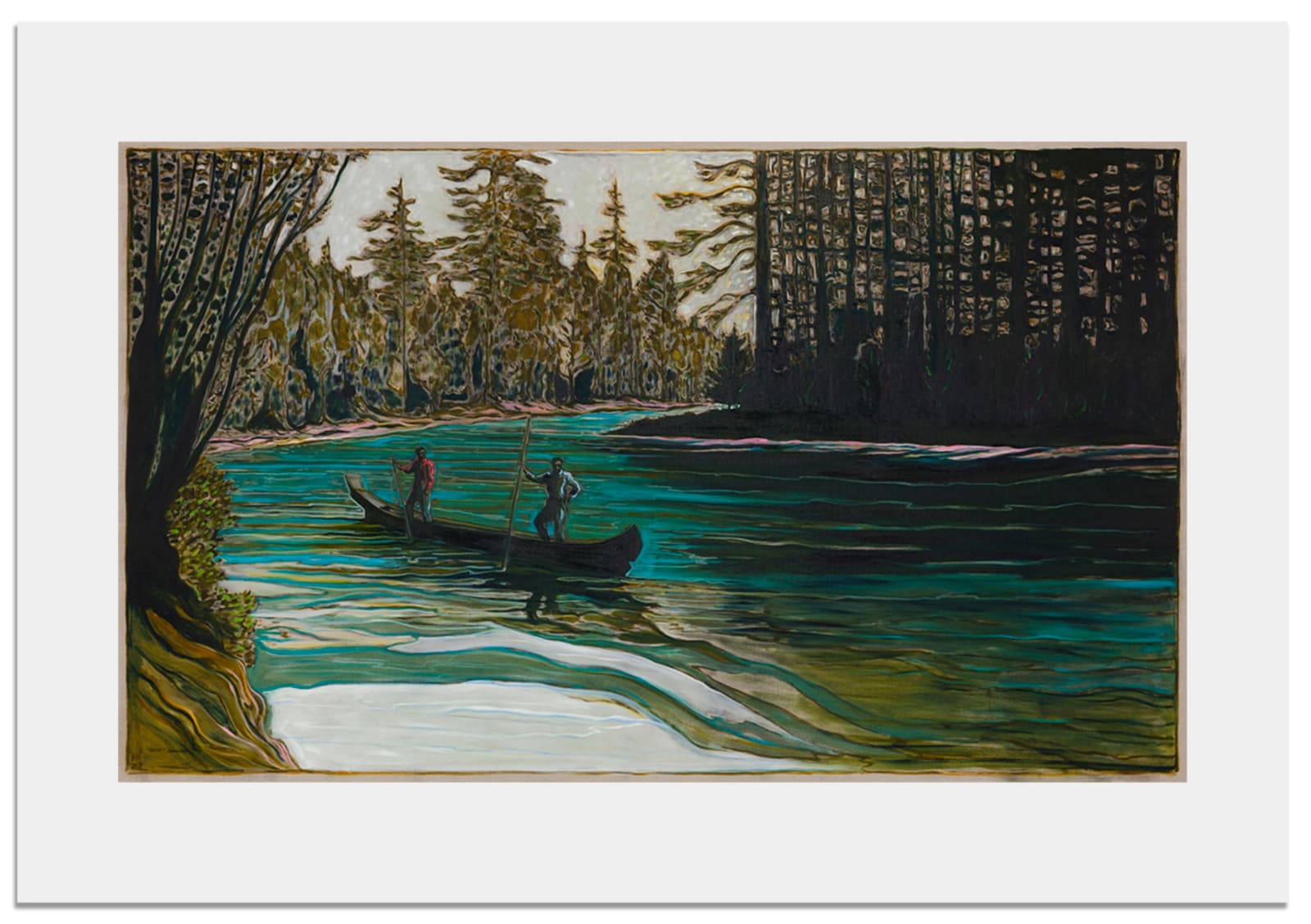 Billy Childish, Salish Fishermen, 2022