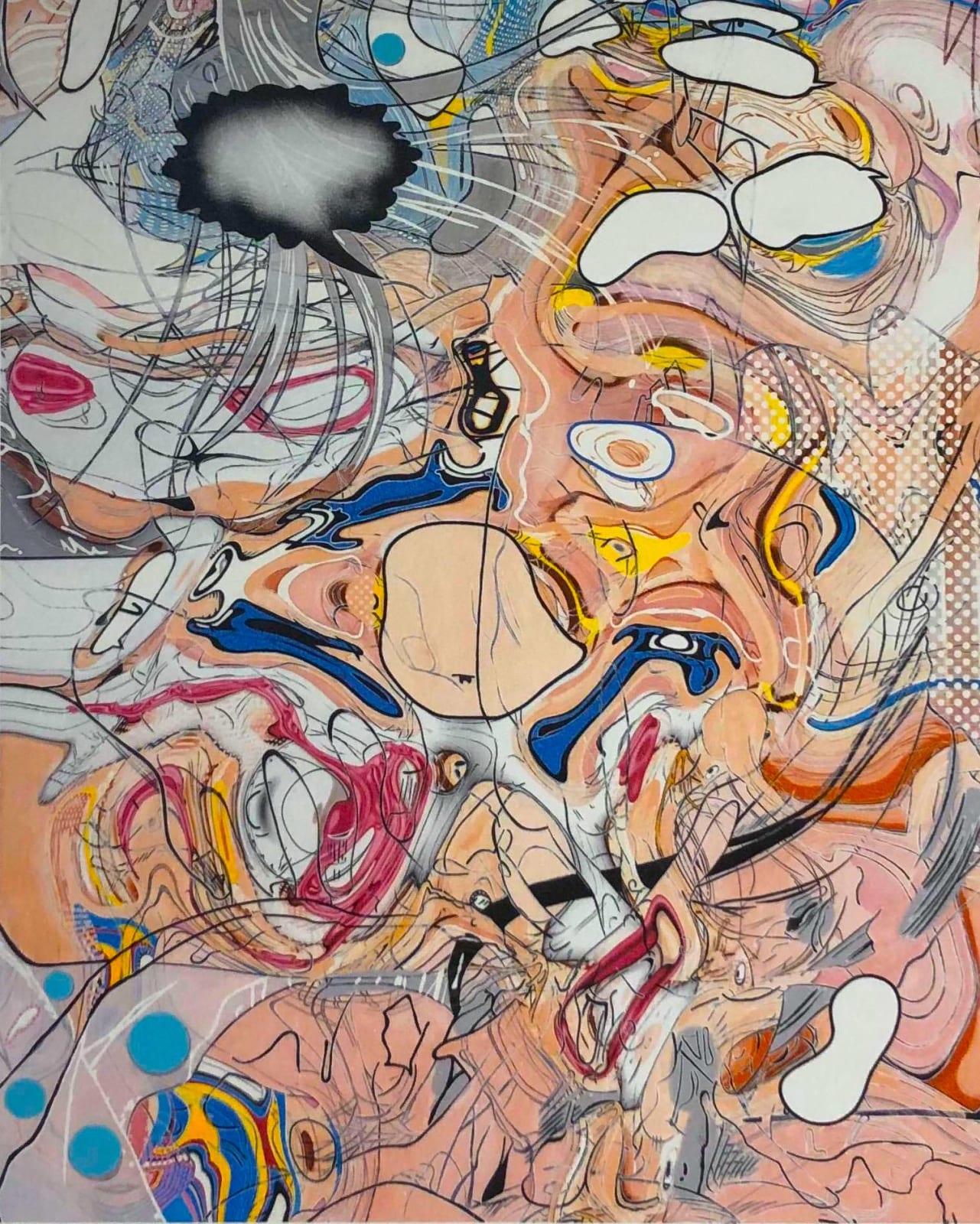 Misha Milovanovich, Splash, Painting 02 (Splish, Splash, Splosh Series), 2015